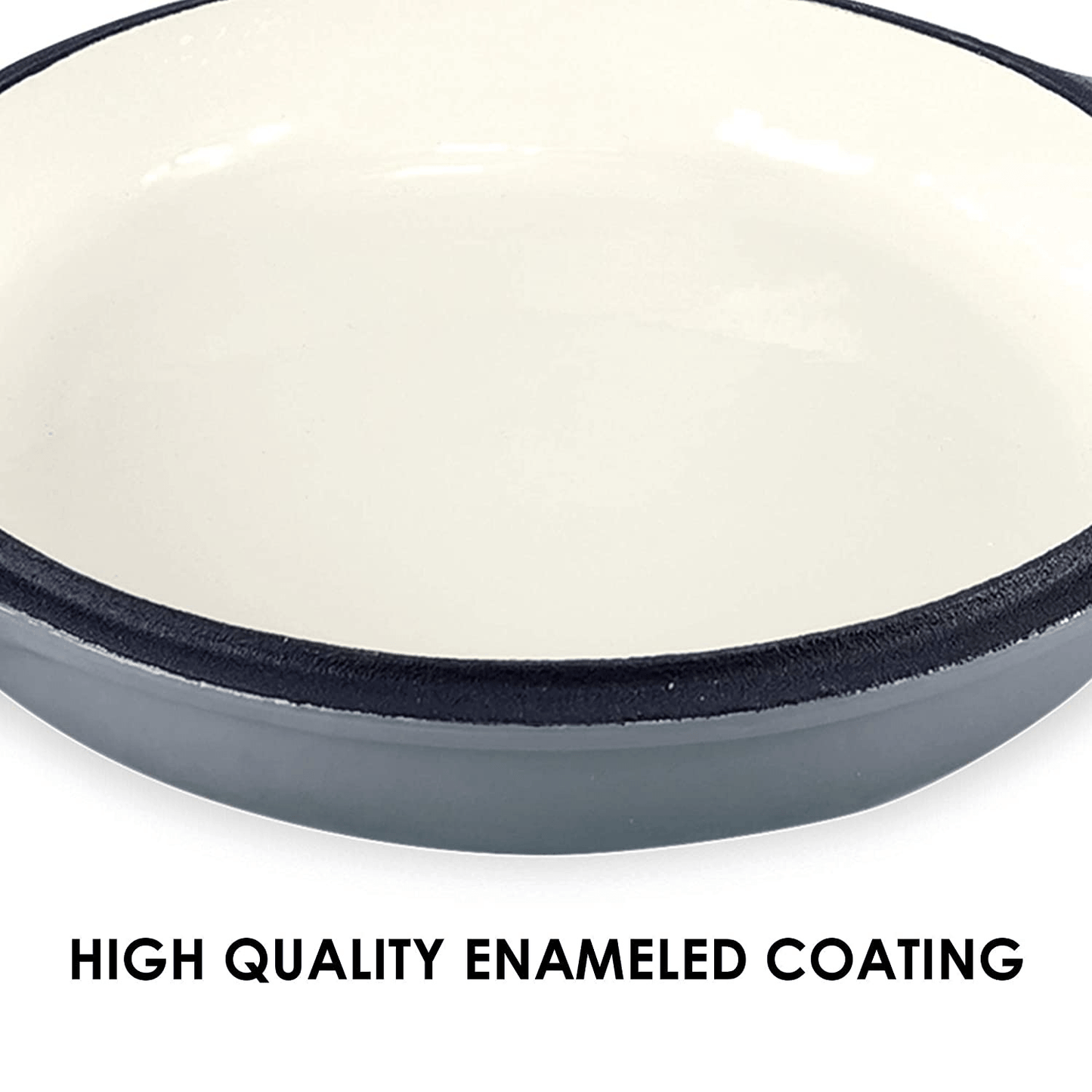 ChefVentions 10.5-Inch Round Cast Iron Skillet