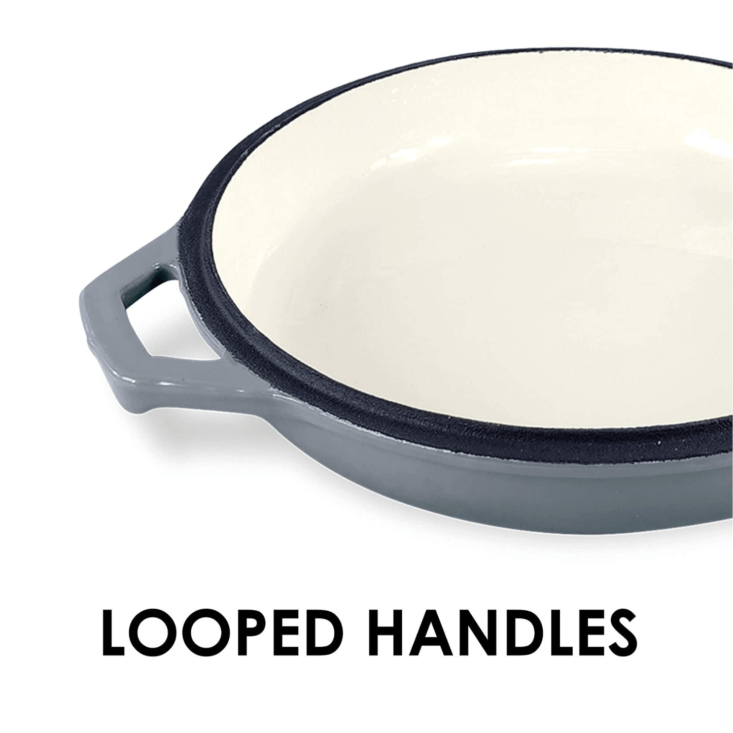 ChefVentions 10.5-Inch Round Cast Iron Skillet