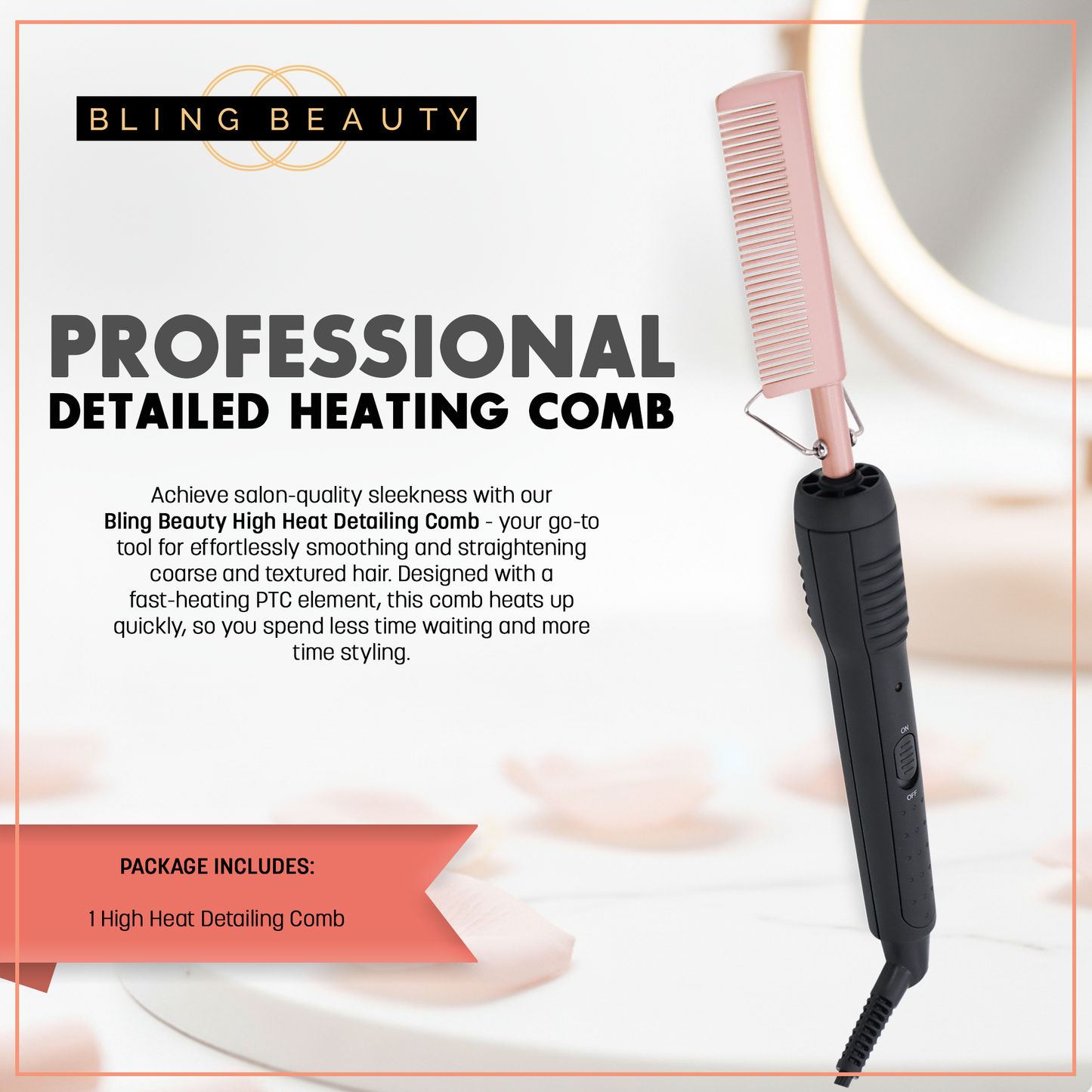 Bling Beauty Professional Detailed Heating Comb