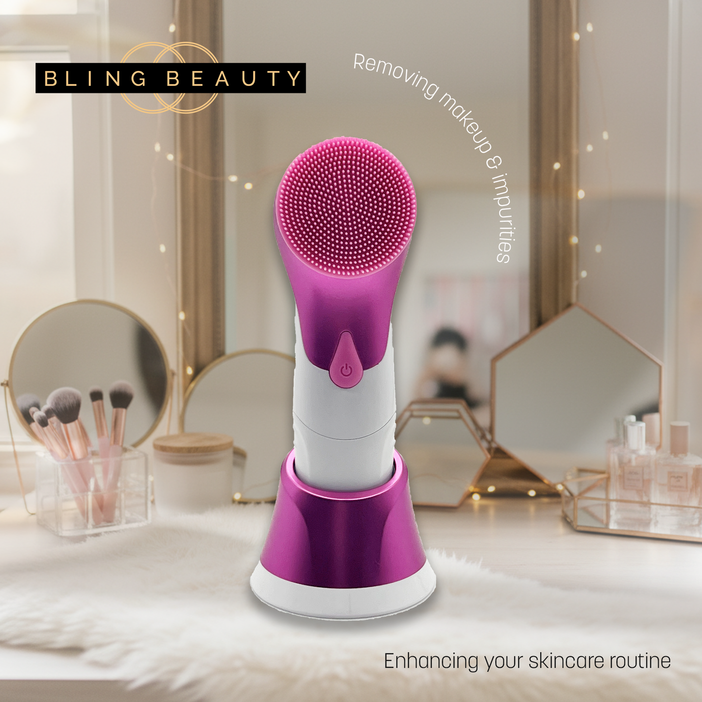 Bling Beauty Electric Facial Cleansing Brush