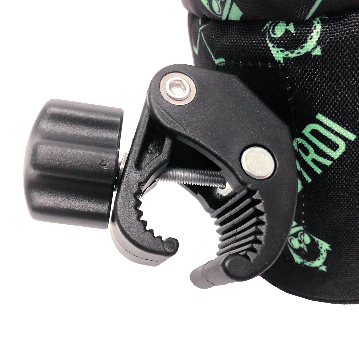 Byrdi Buddy Gold Cart Mount with 360° Rotating Clip