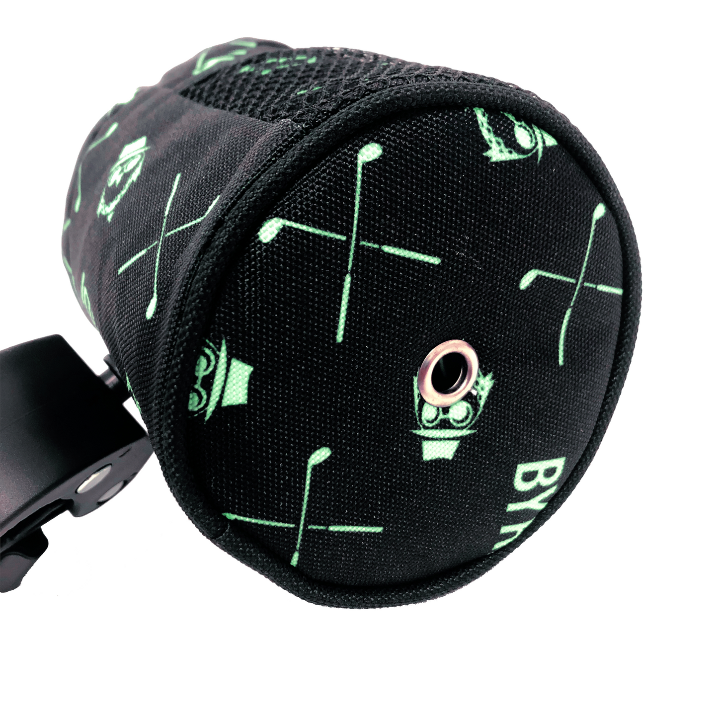 Byrdi Buddy Gold Cart Mount with 360° Rotating Clip