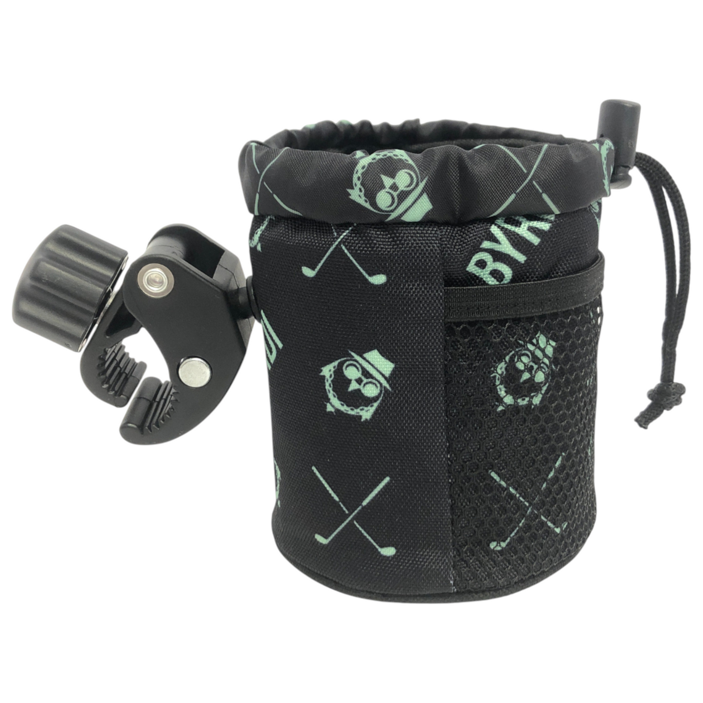 Byrdi Buddy Gold Cart Mount with 360° Rotating Clip