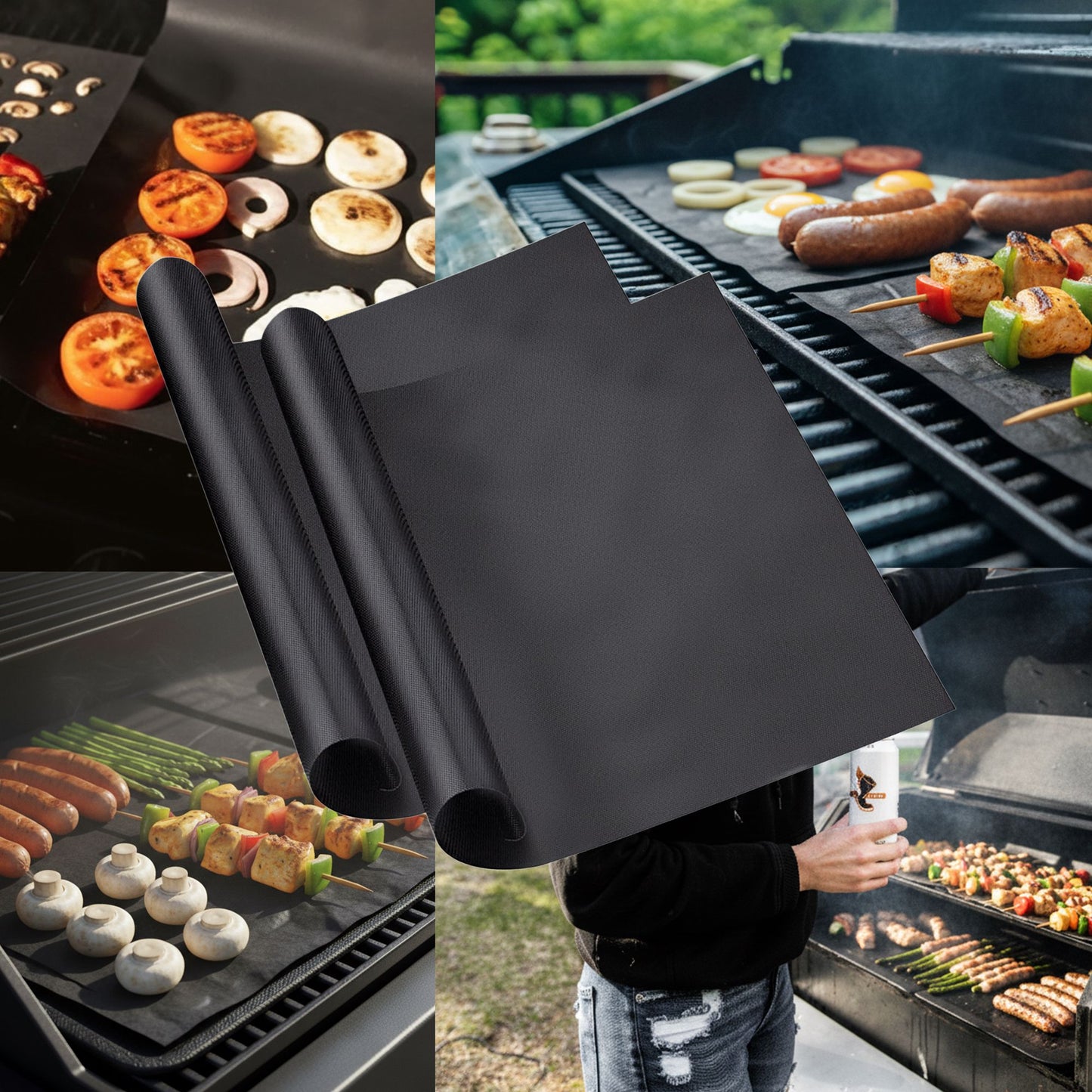 Big Backyard 2-Piece Set BBQ Grill Mat