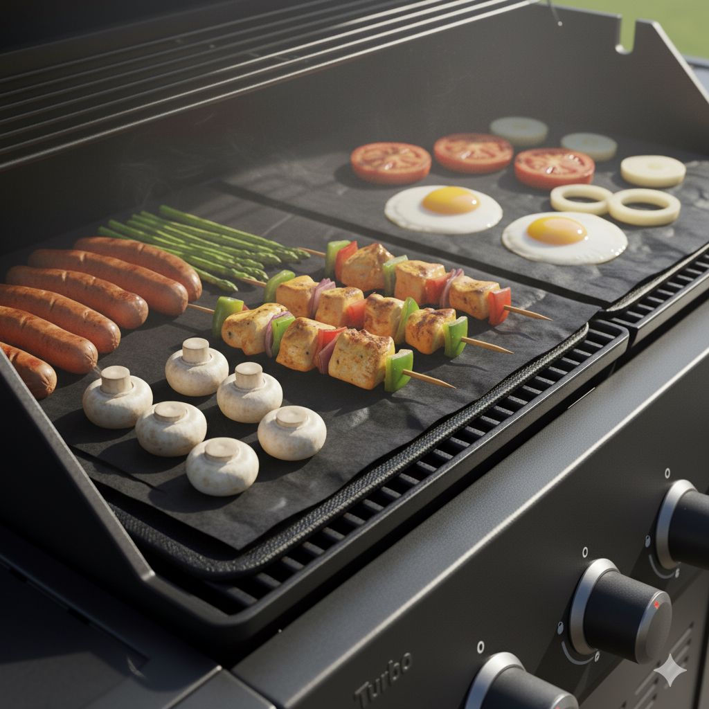 Big Backyard 2-Piece Set BBQ Grill Mat