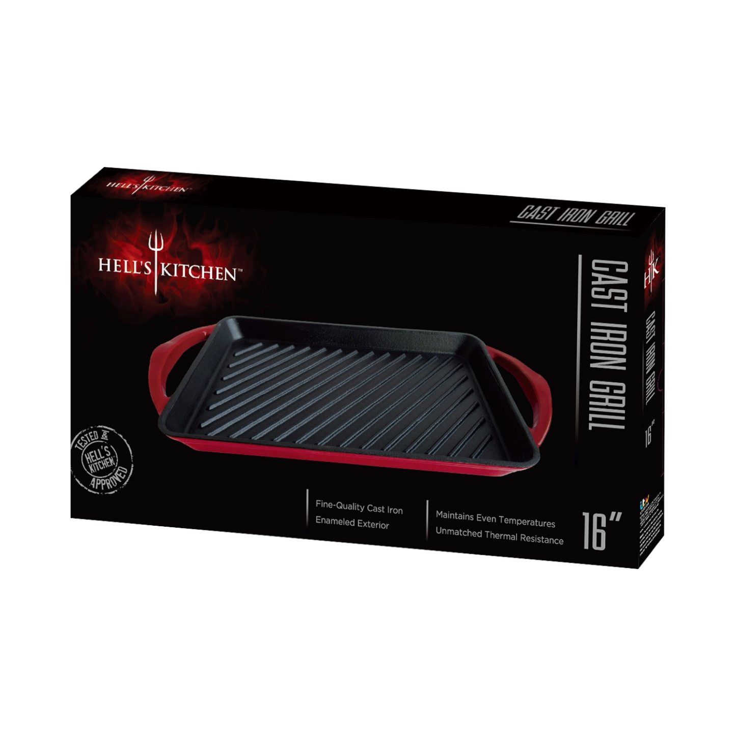 Hell's Kitchen 16-Inch Cast Iron Grill