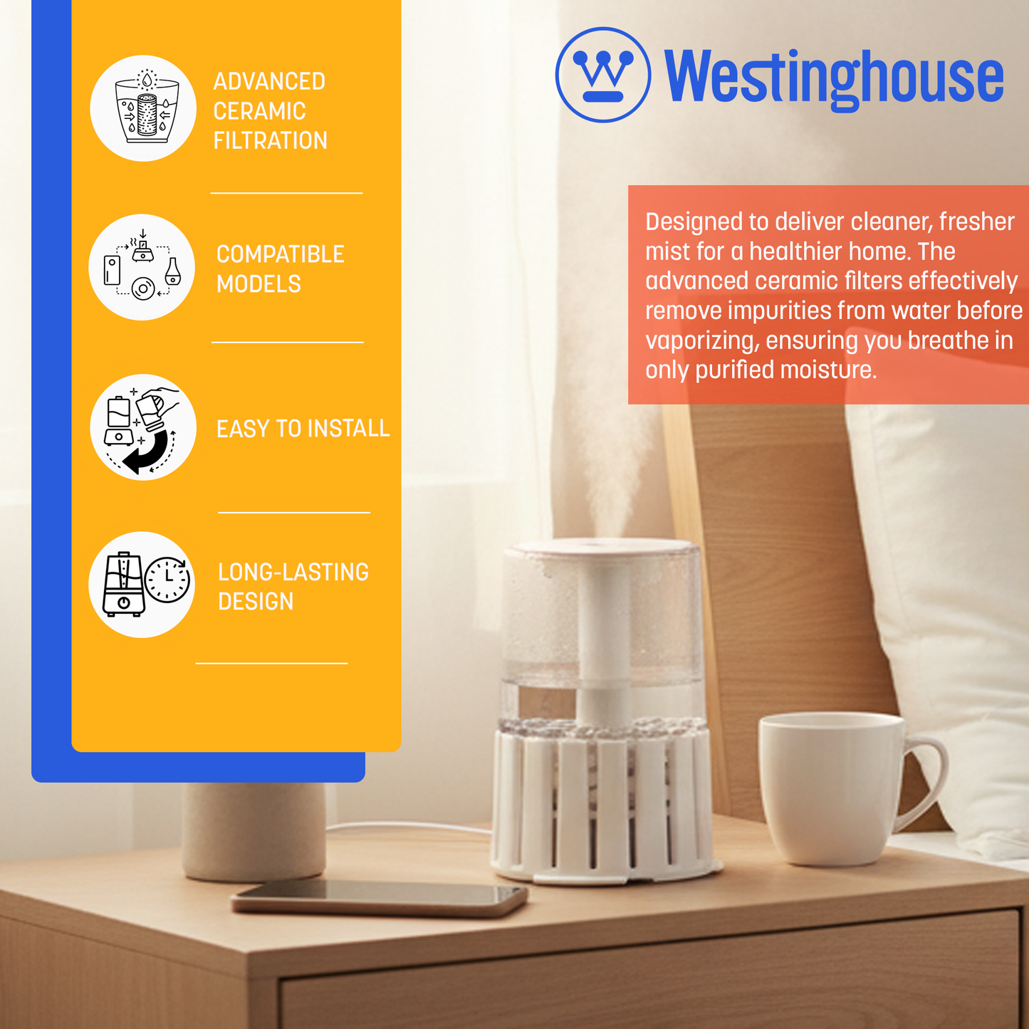 Westinghouse 2-Pack Humidifier Filter