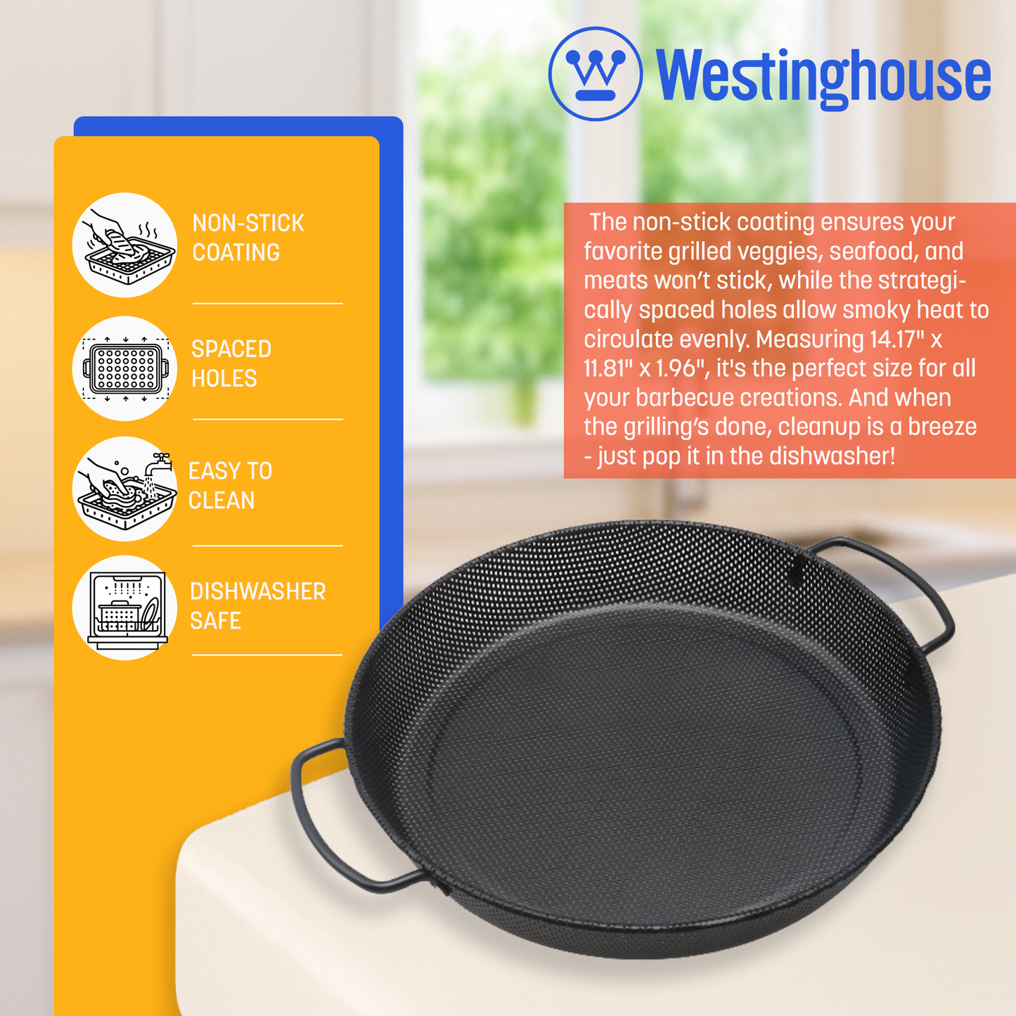 Westinghouse Non-stick Grill Basket