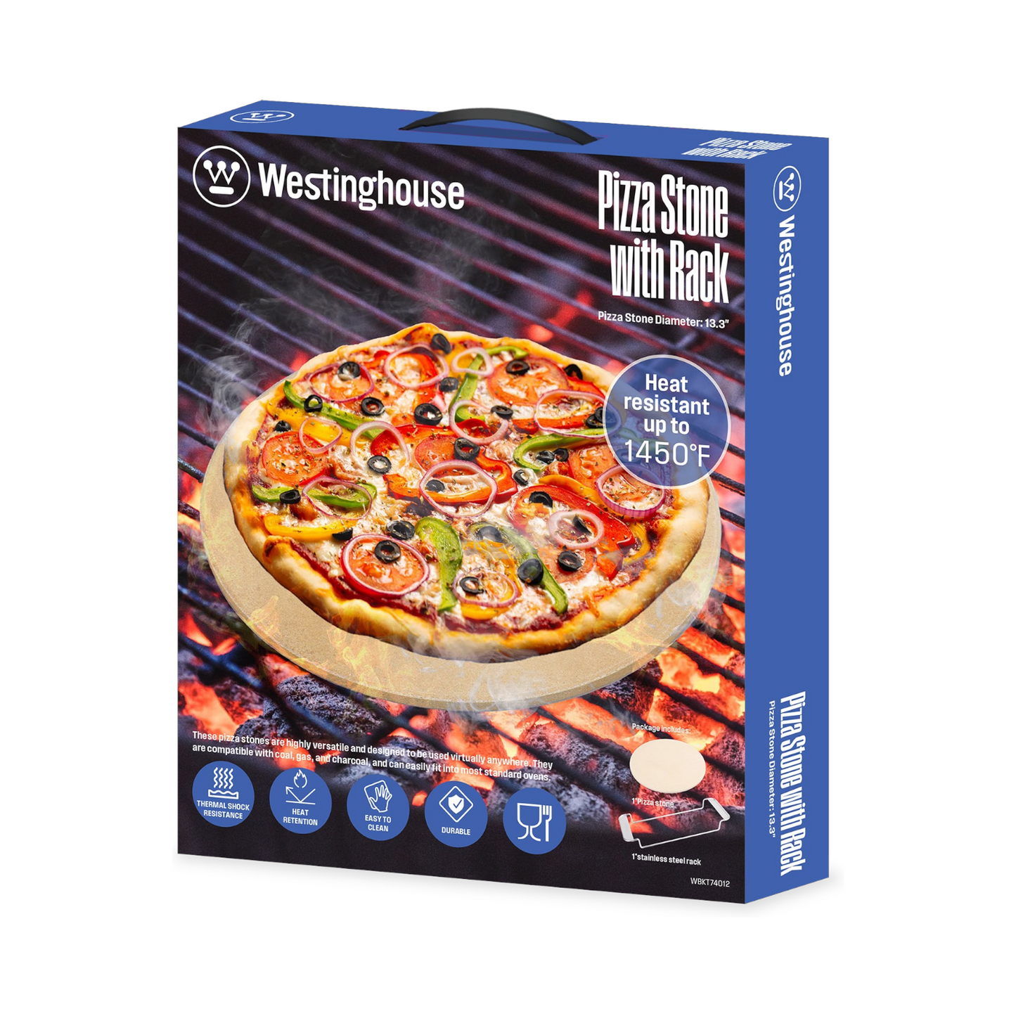 Westinghouse Pizza Stone with Rack
