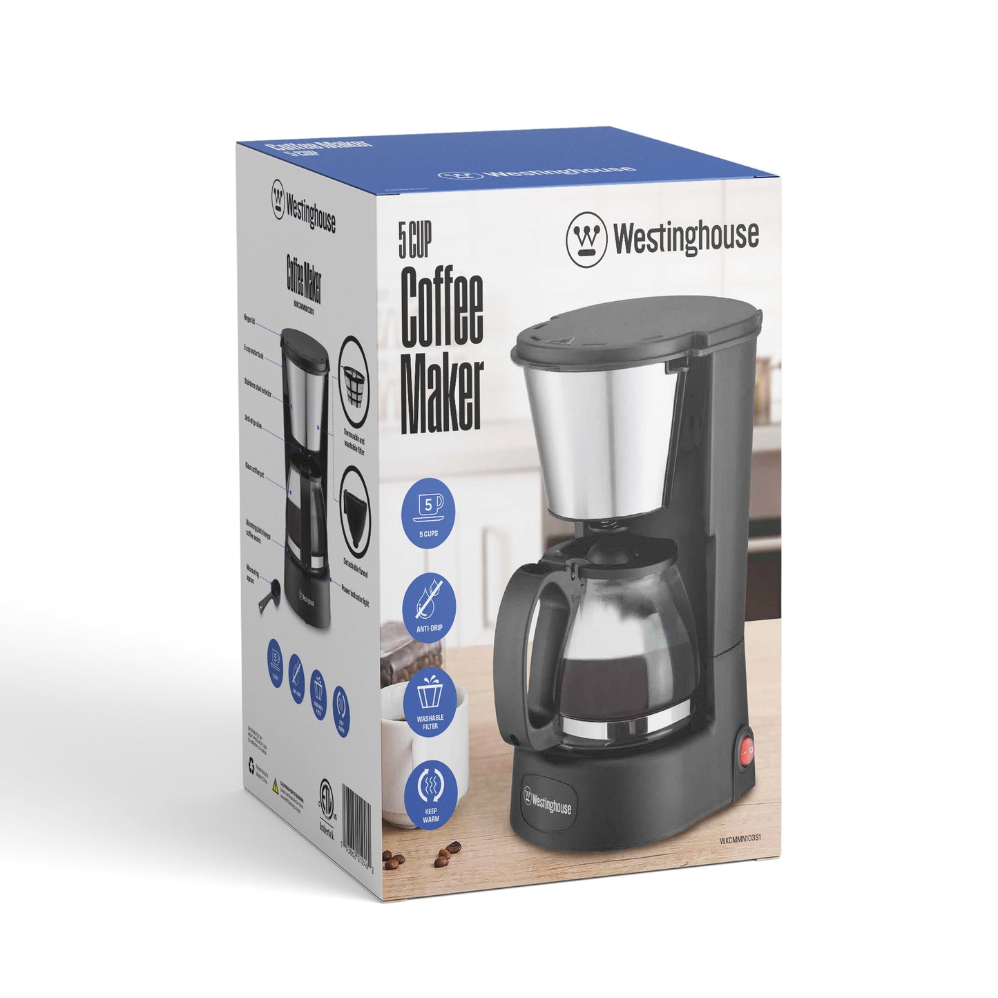 Westinghouse 5-Cup Coffee Maker - Everyday Series