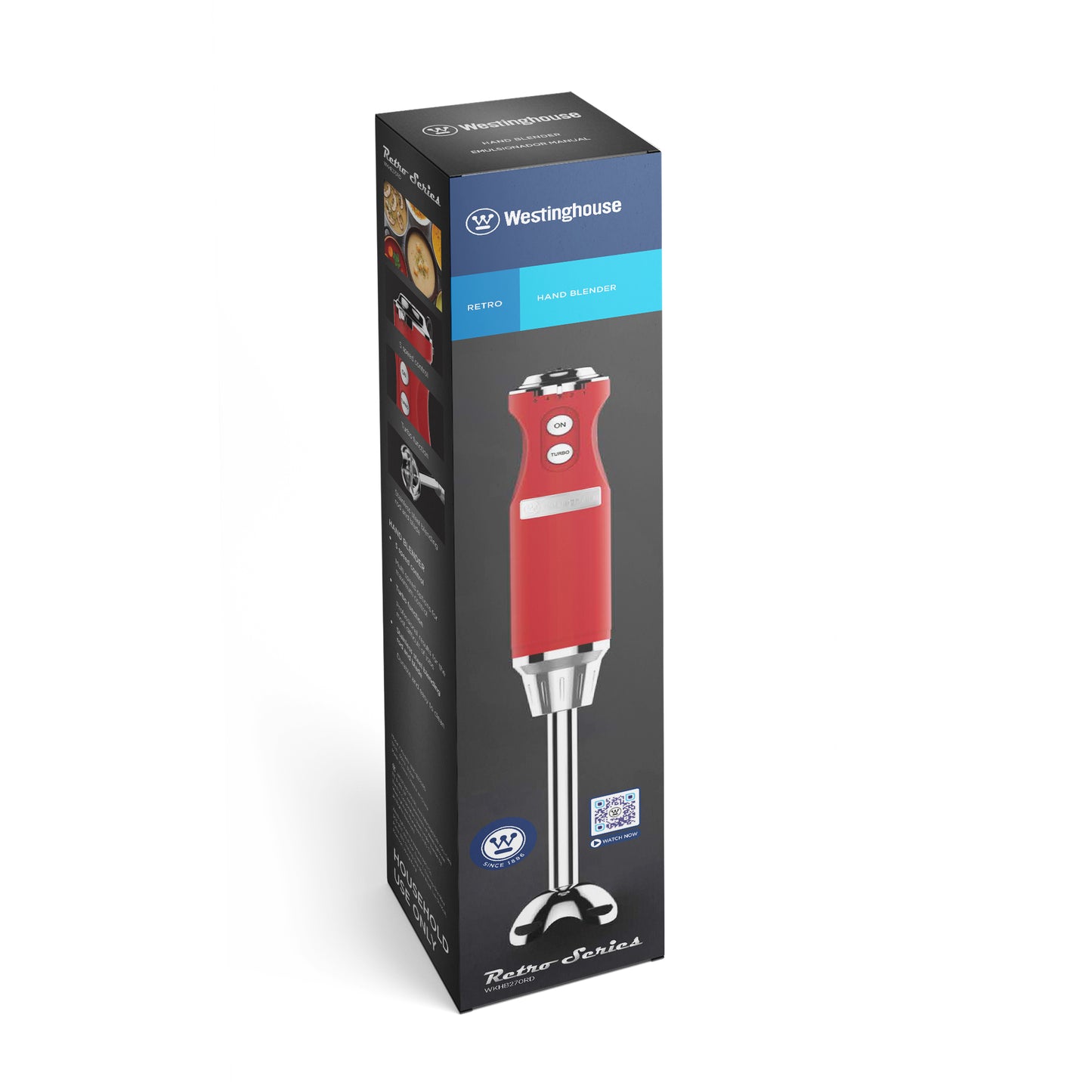 Westinghouse Multi-Speed Immersion Hand Blender - Retro Series, 4 Colors