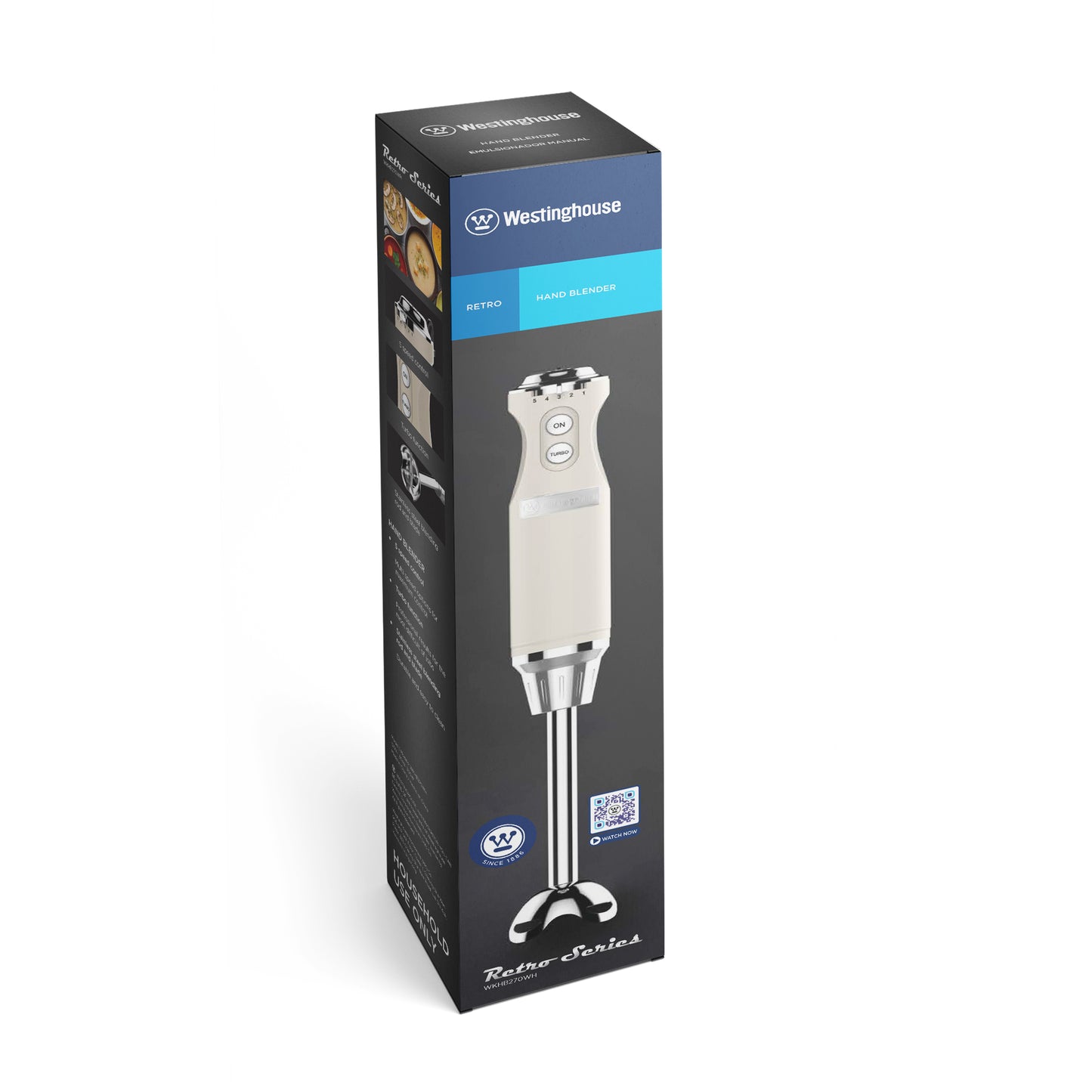 Westinghouse Multi-Speed Immersion Hand Blender - Retro Series, 4 Colors