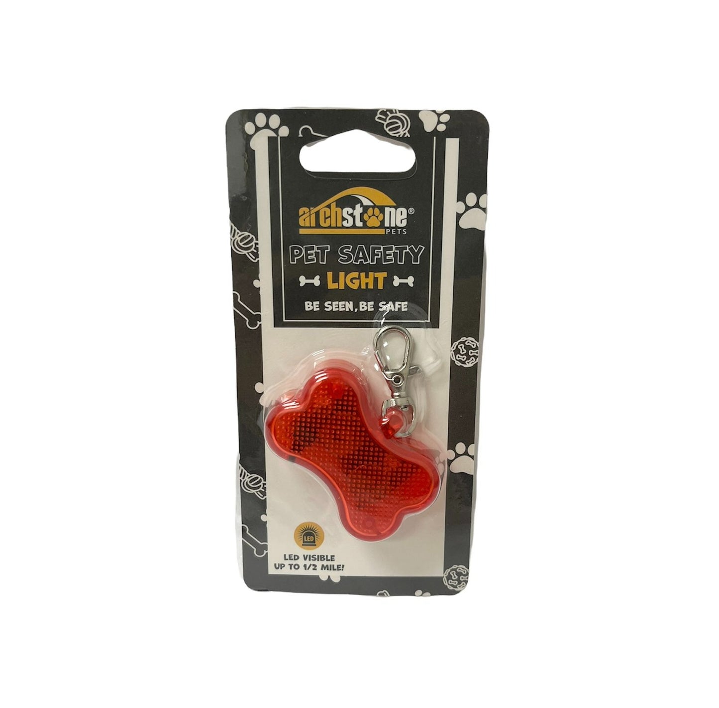 Archstone Pets Safety Light - Flashing Collar Accessory