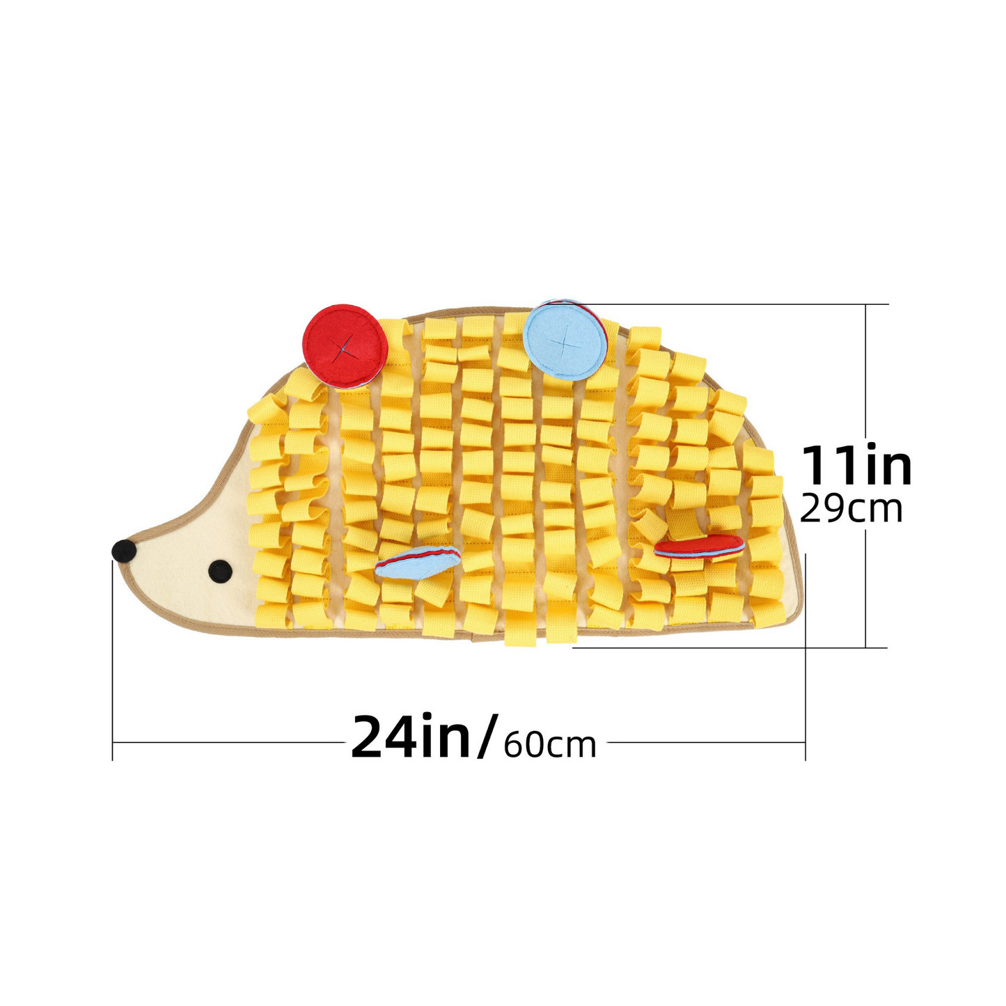 Archstone Pets Snuffle Mat - Porcupine, Feeding Training Mat