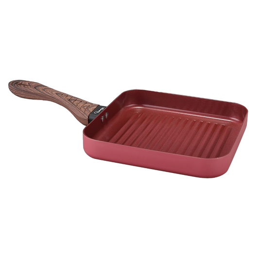 9.5" Pressed Grill Pan - Ruby Collection