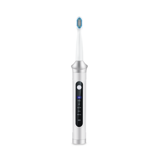 Electric Toothbrush - 3 Brush Heads, Rechargeable Battery, USB Plug