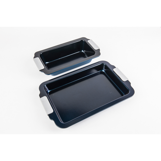 Loaf Pan and Roaster Set - 2 pc Set