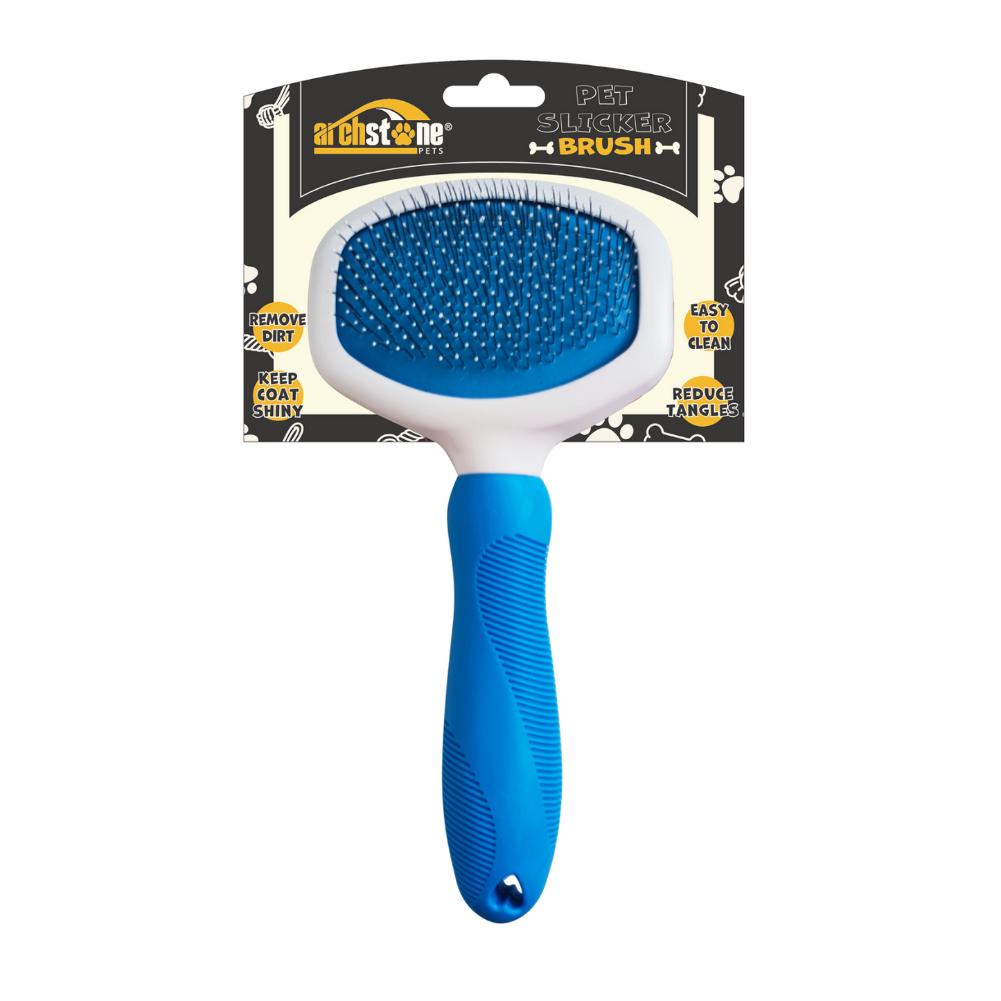Archstone Pets Slicker Brush - Blue