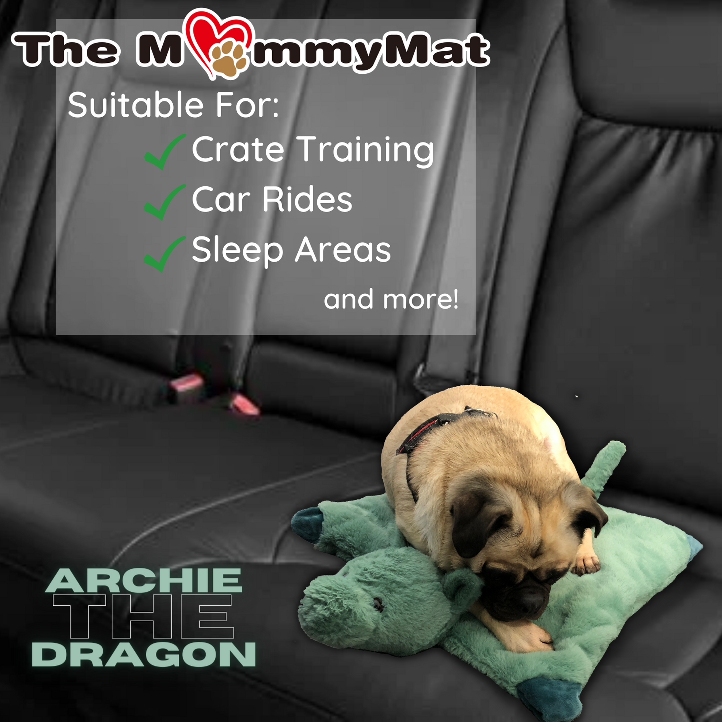 Archstone Pets MommyMat - Archie the Dragon
