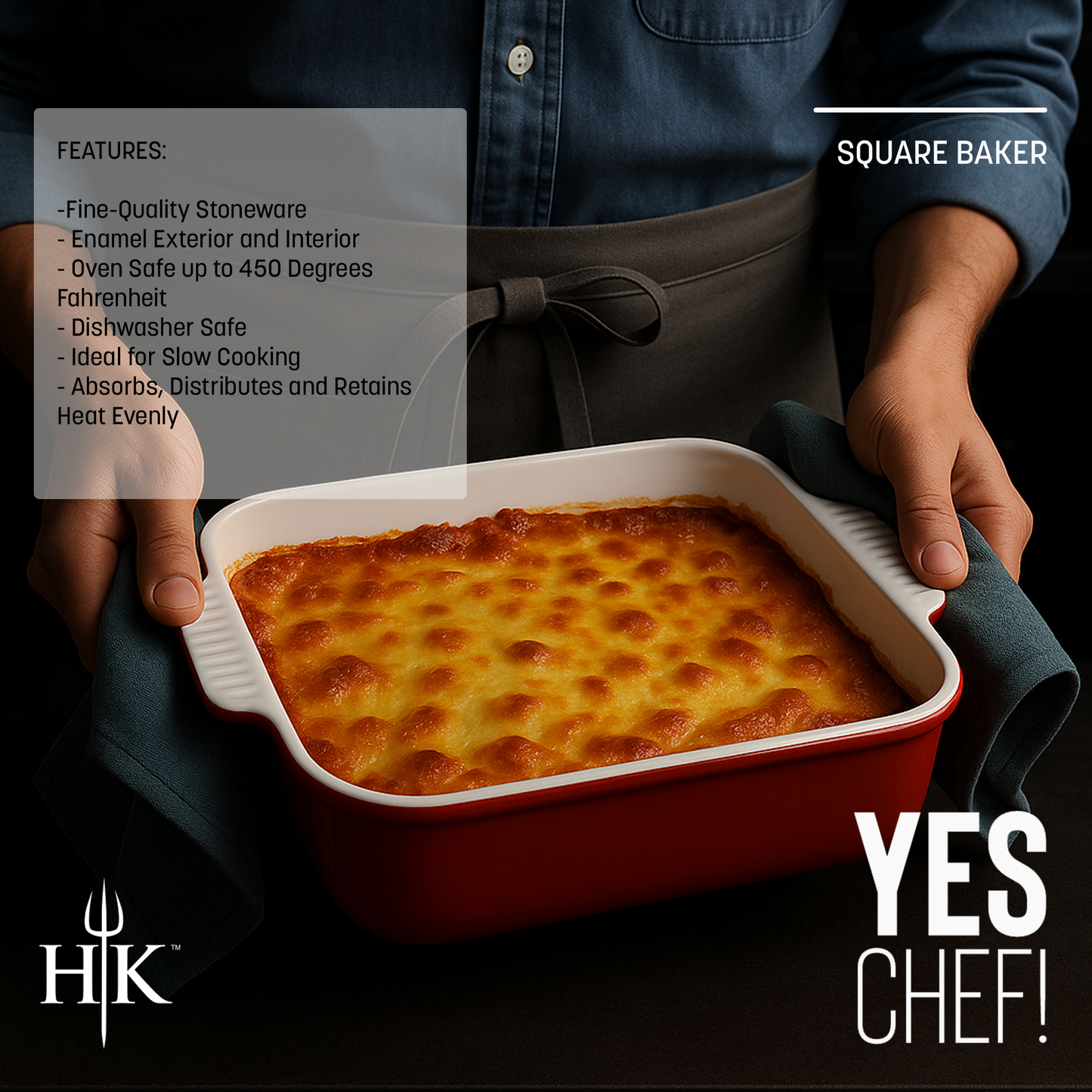 Hell's Kitchen 2.25-Quart Square Baker