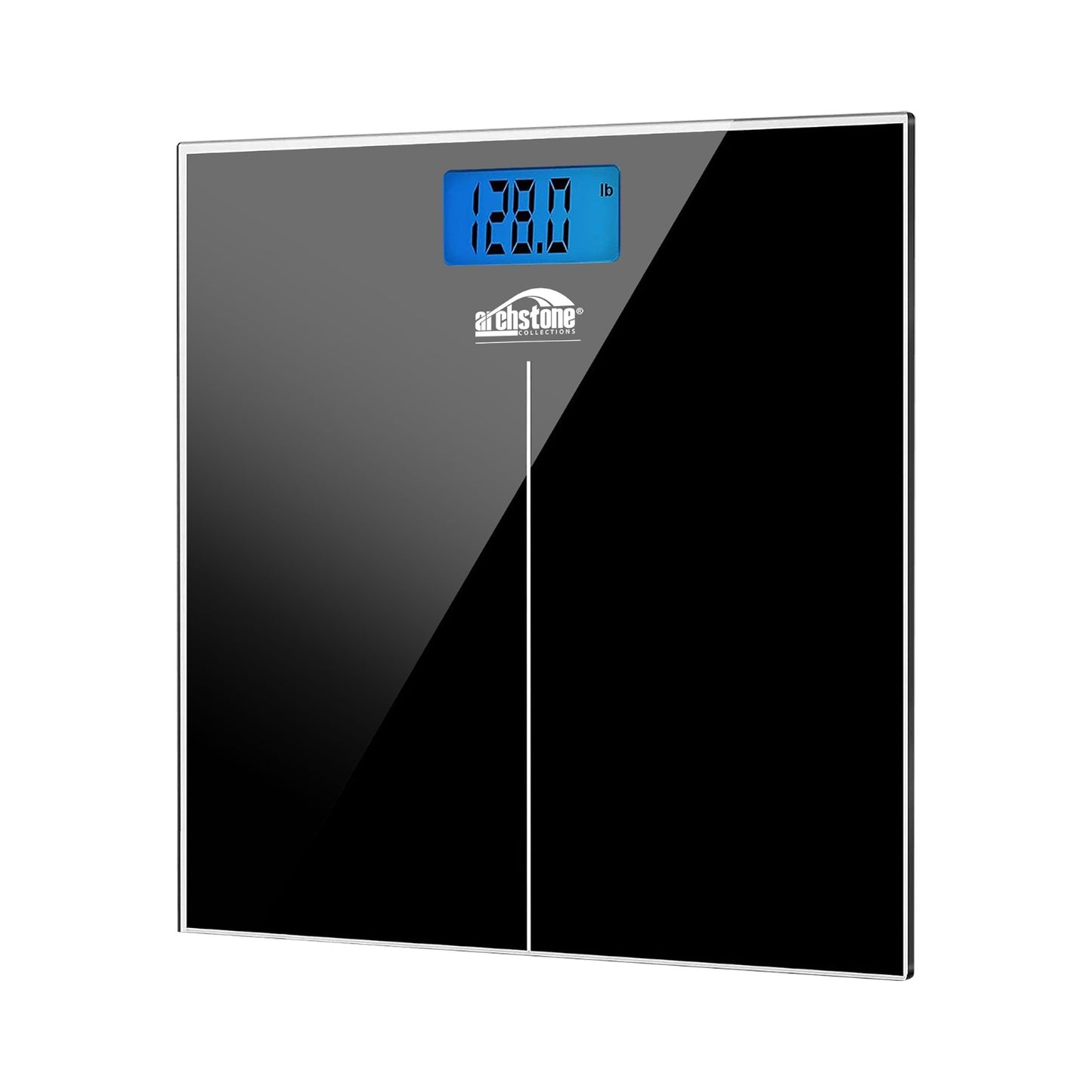 Archstone Digital Bathroom Scale - LCD Backlighting and Tempered Glass