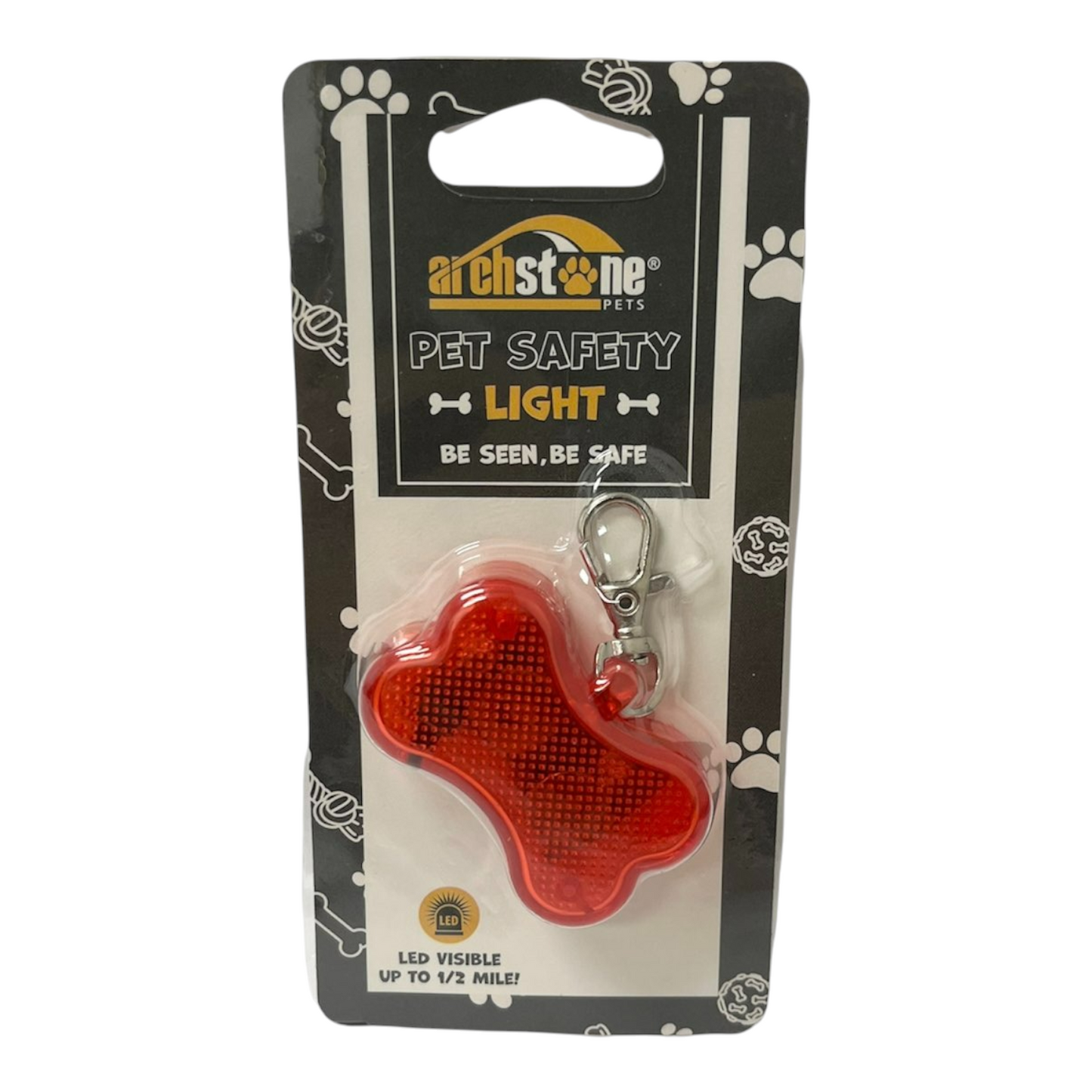 Archstone Pets Safety Light - Flashing Collar Accessory