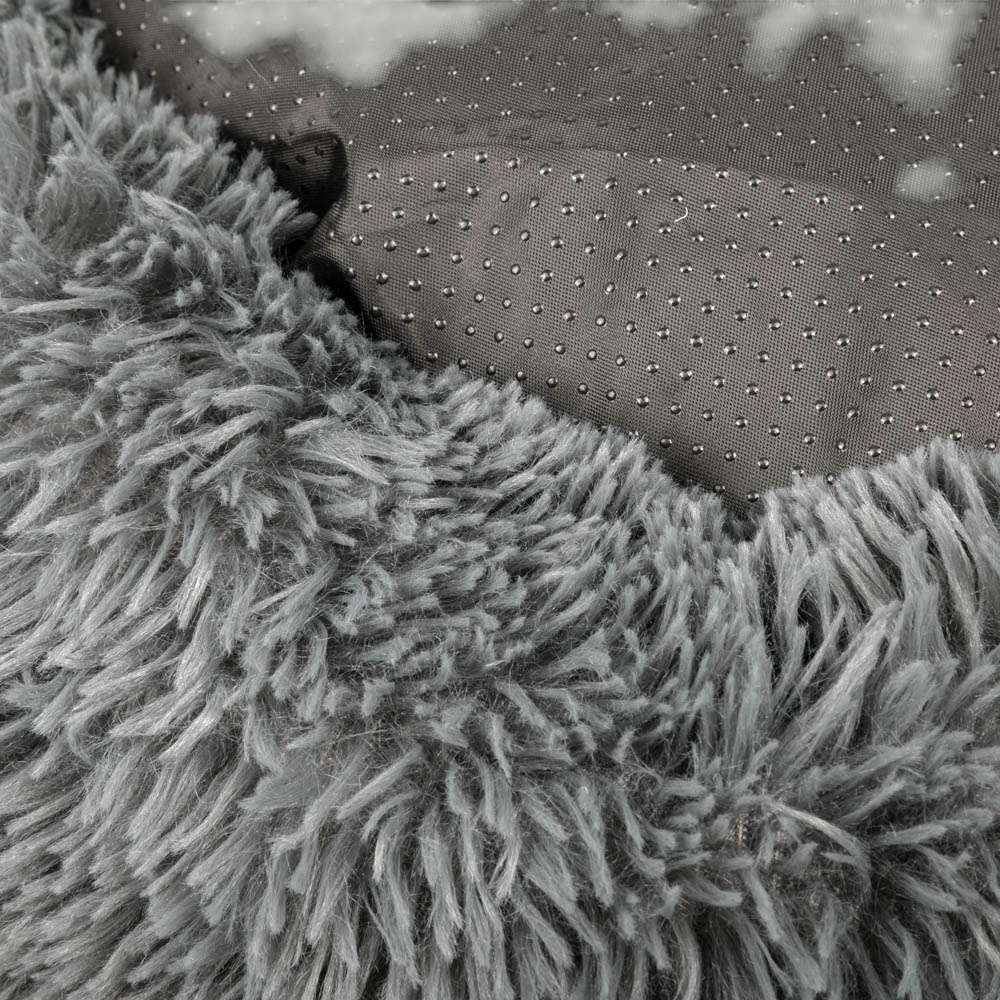 Archstone Pets Donut Bed - Gray, Raised Edges, S M L Sizes