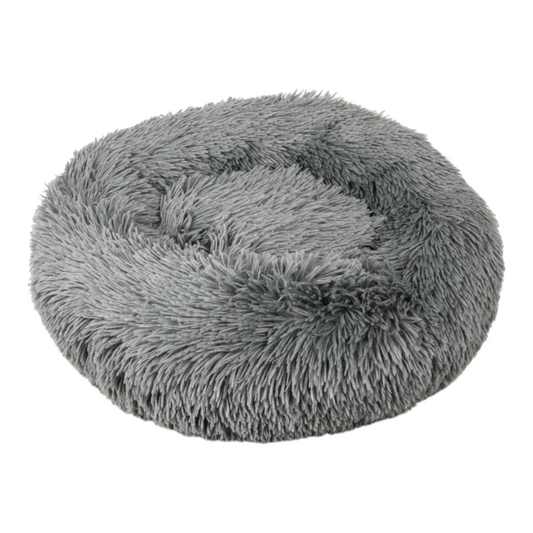 Archstone Pets Donut Bed - Gray, Raised Edges, S M L Sizes