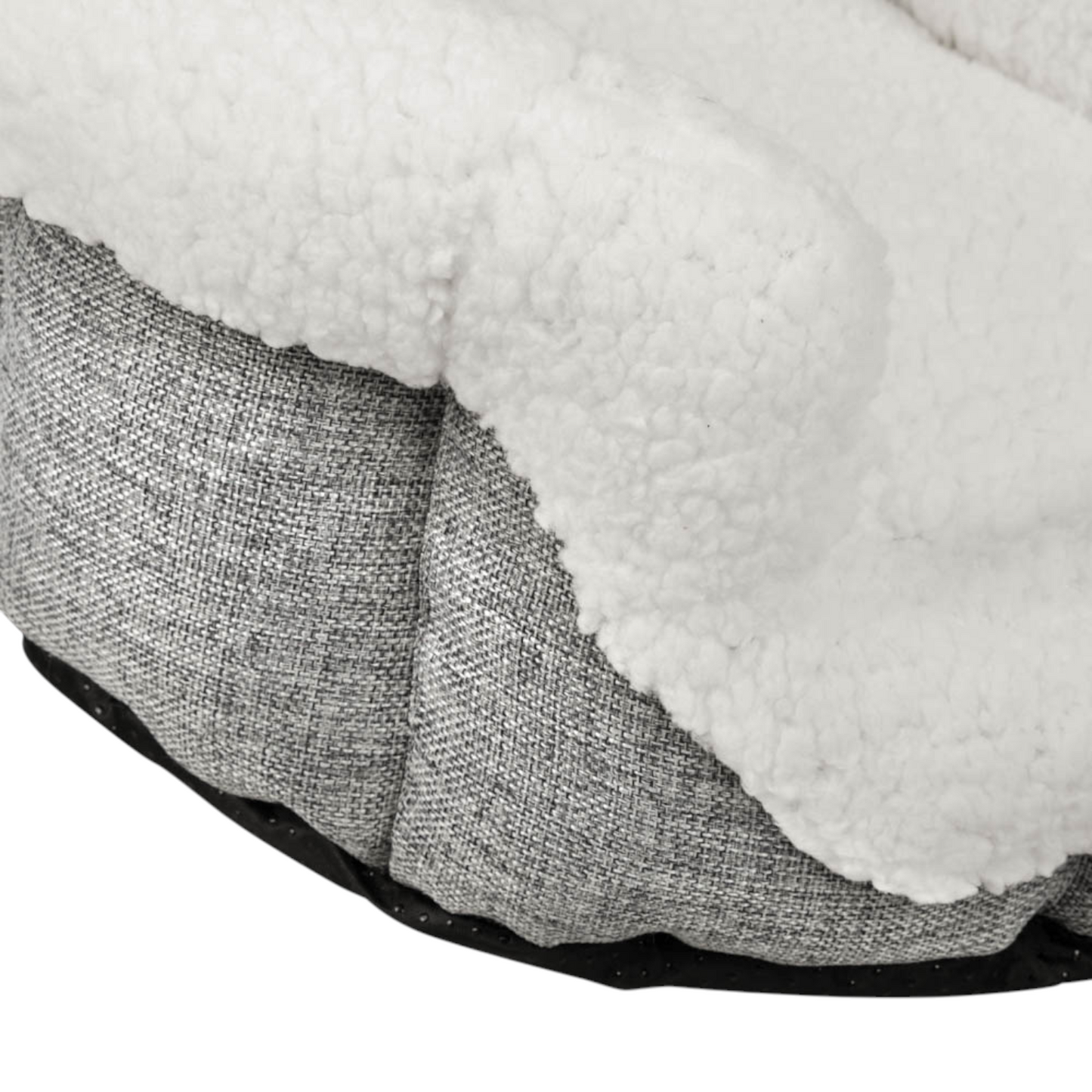 Archstone Pets Glove Bed - Gray, Sherpa Lining, S M L Sizes