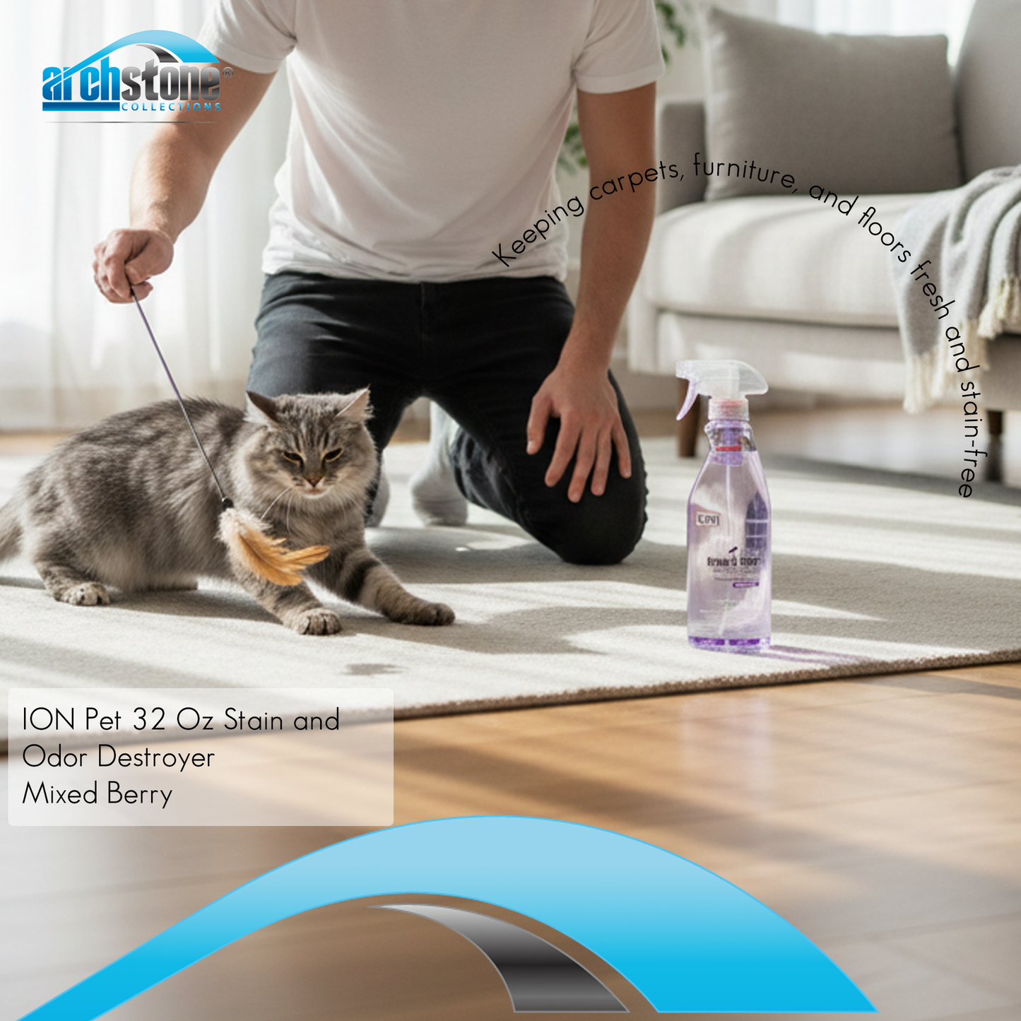 ION Pet 32 Oz Urine and Odor Destroyer - Mixed Berry