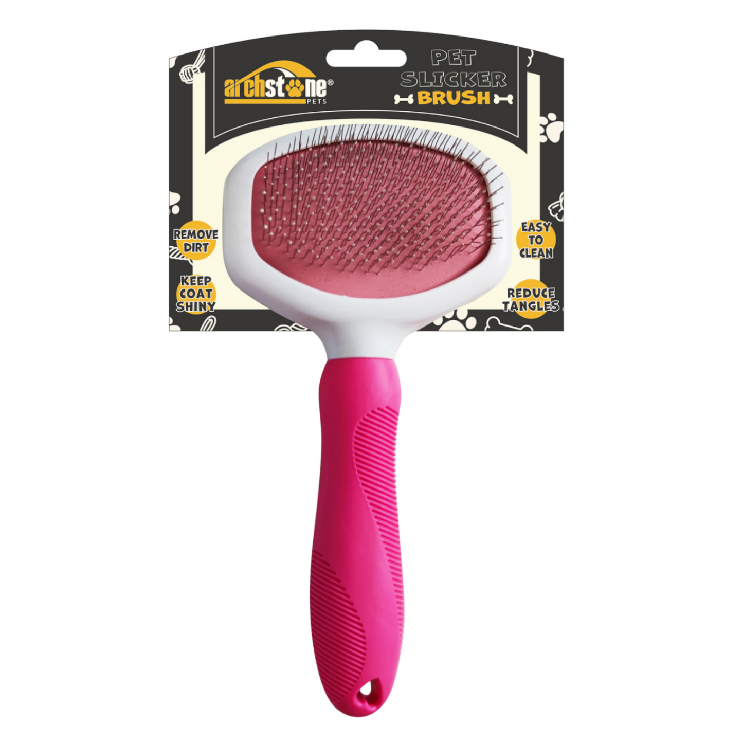 Archstone Pets Slicker Brush - Pink