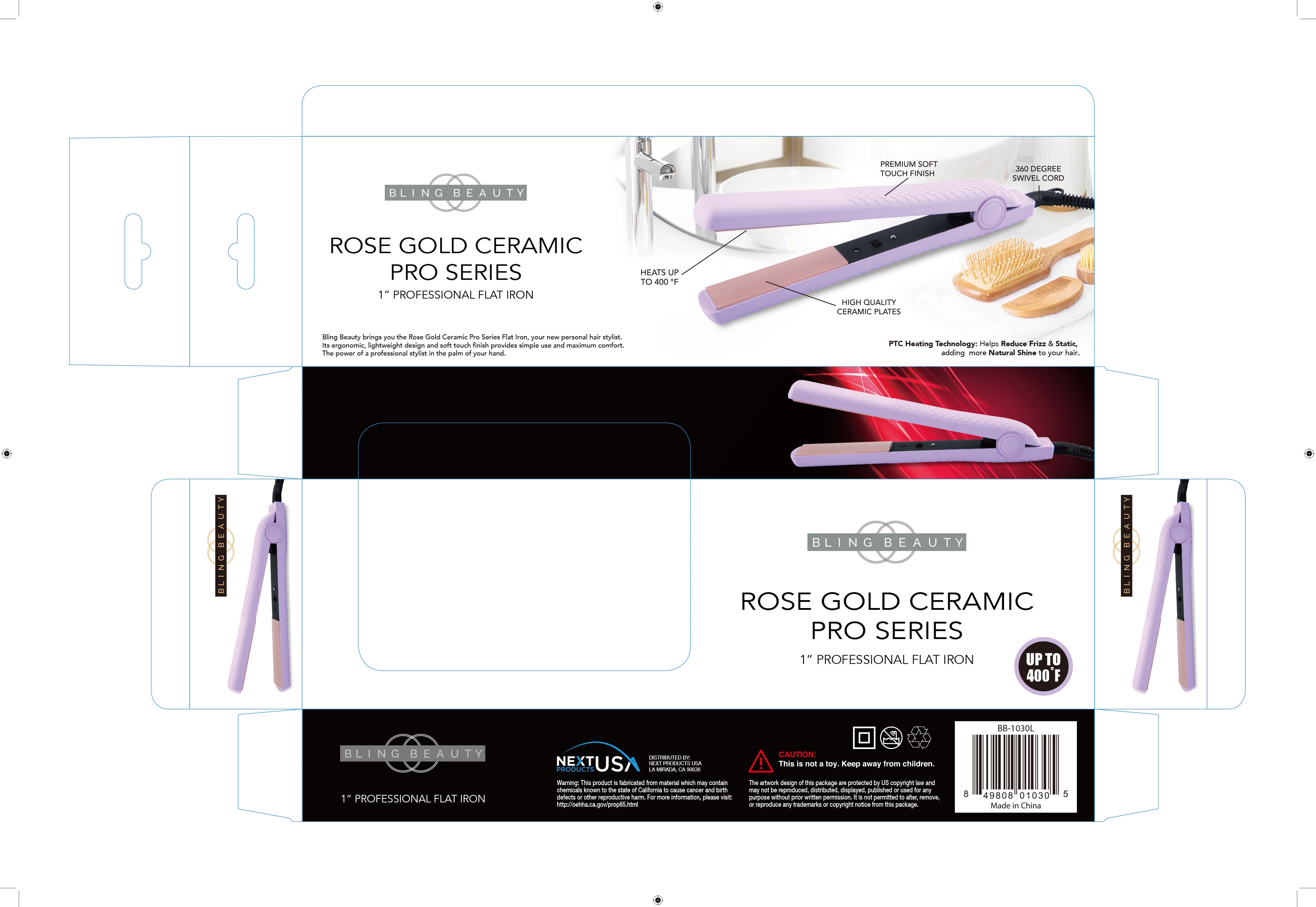 Bling beauty flat iron shop