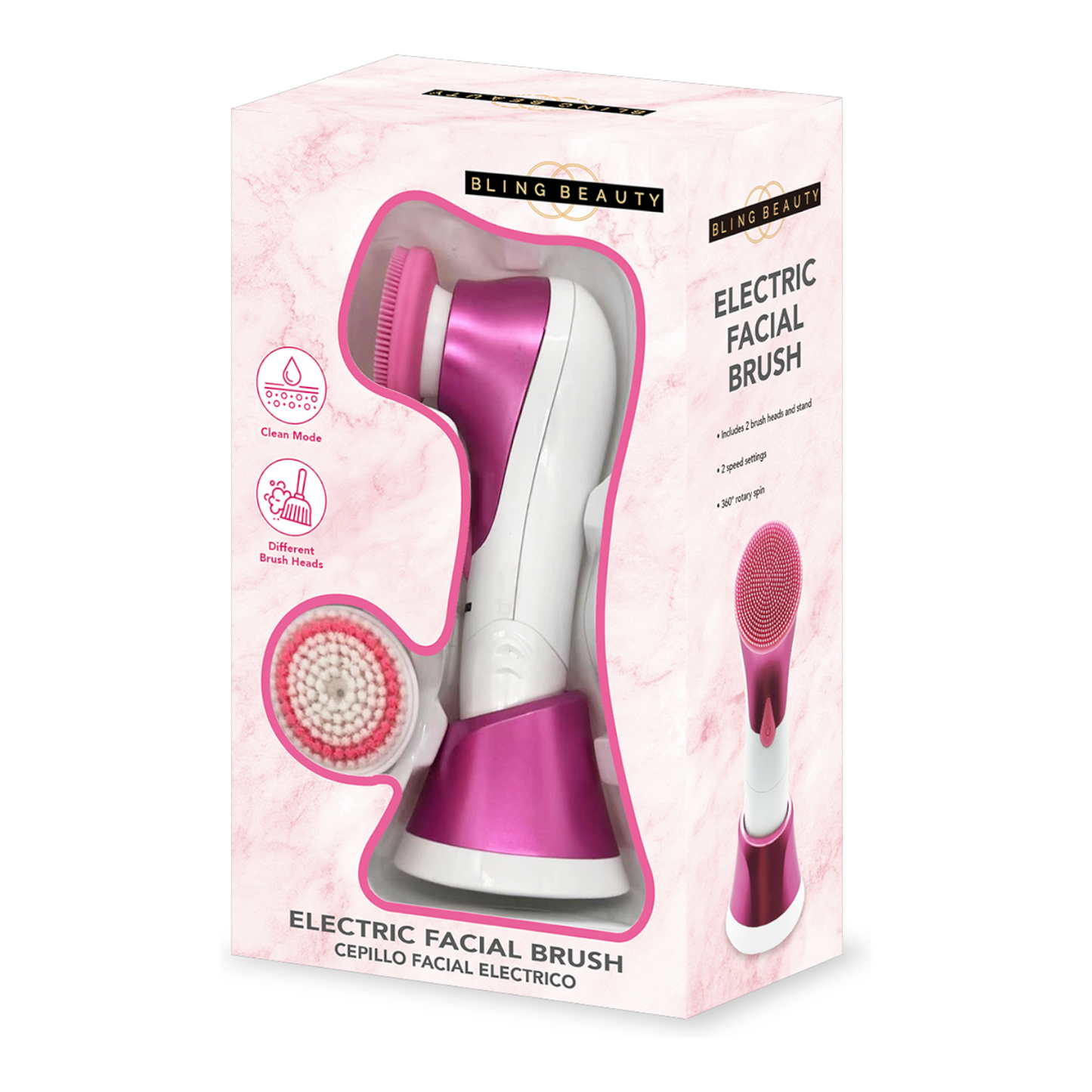 Bling Beauty Electric Facial Cleansing Brush