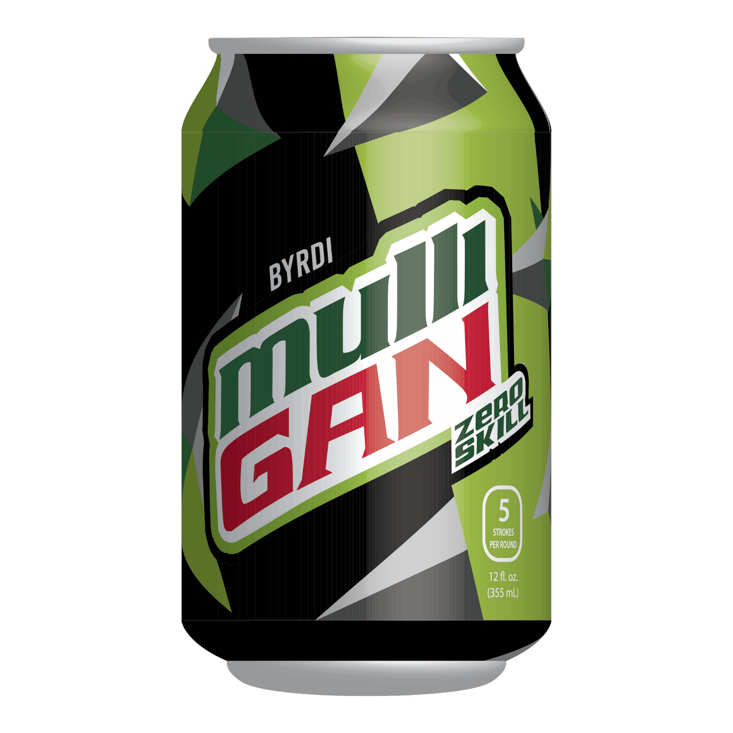 Byrdi 4-Piece Fore! Skins - Beverage Can Covers, Silicone Sleeves