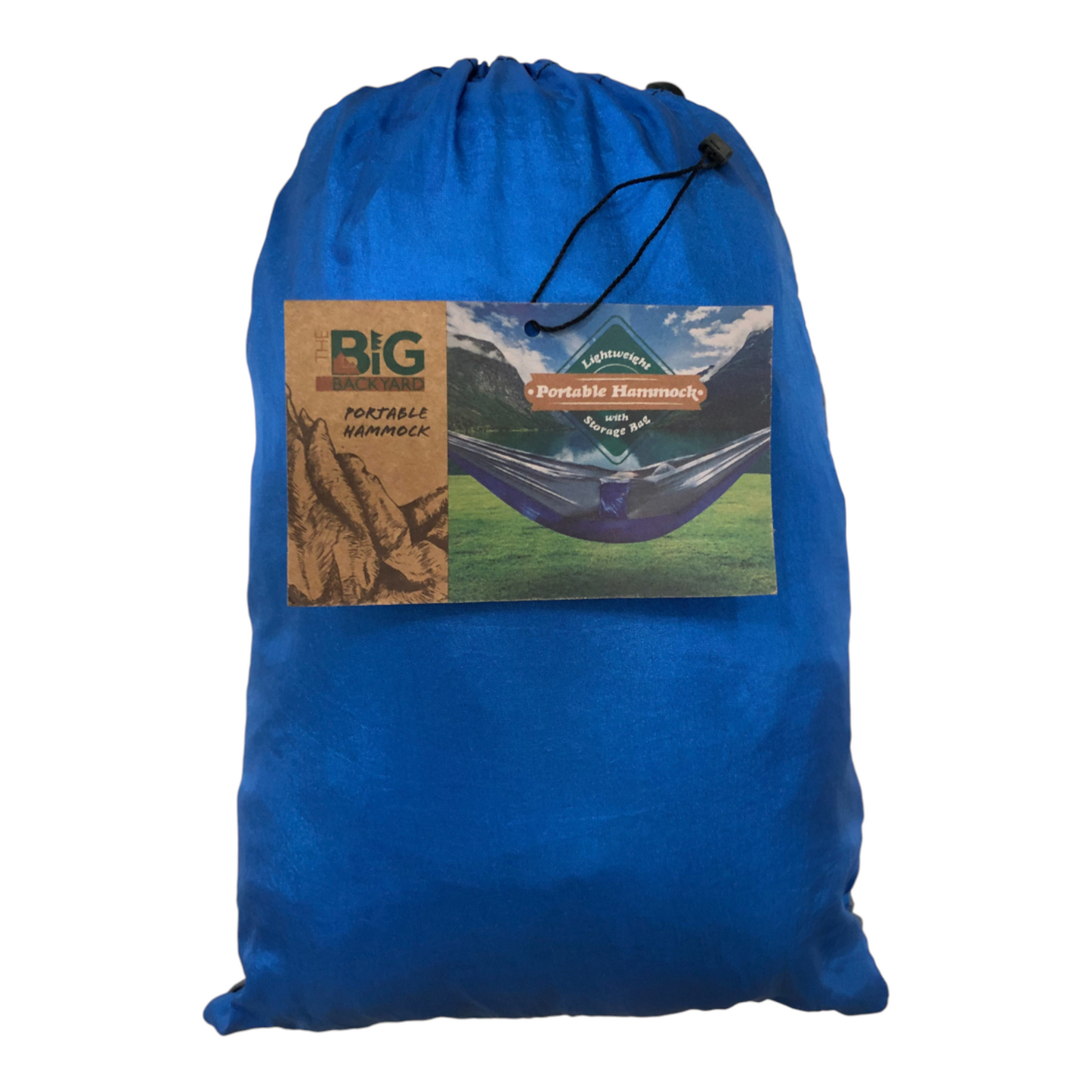 Big Backyard Portable Camping Hammock with Storage Bag - Blue Gray