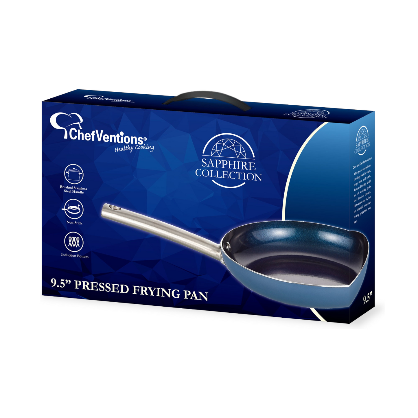 ChefVentions 9.5-Inch Fry Pan - Sapphire Collection