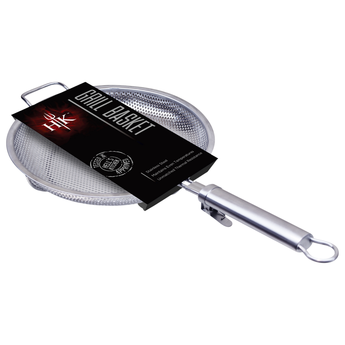 Hell's Kitchen Stainless Steel Grill Basket