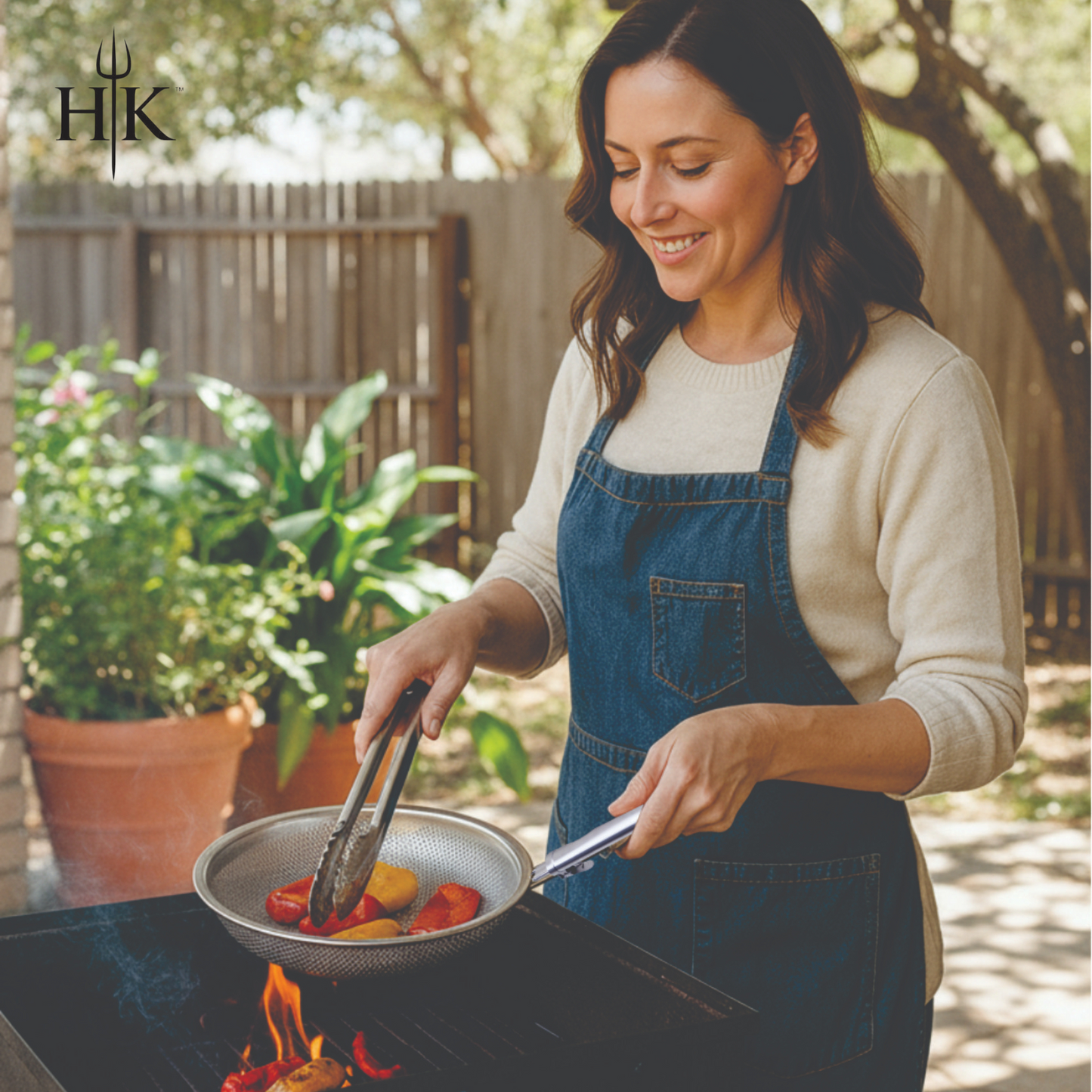 Hell's Kitchen Stainless Steel Grill Basket