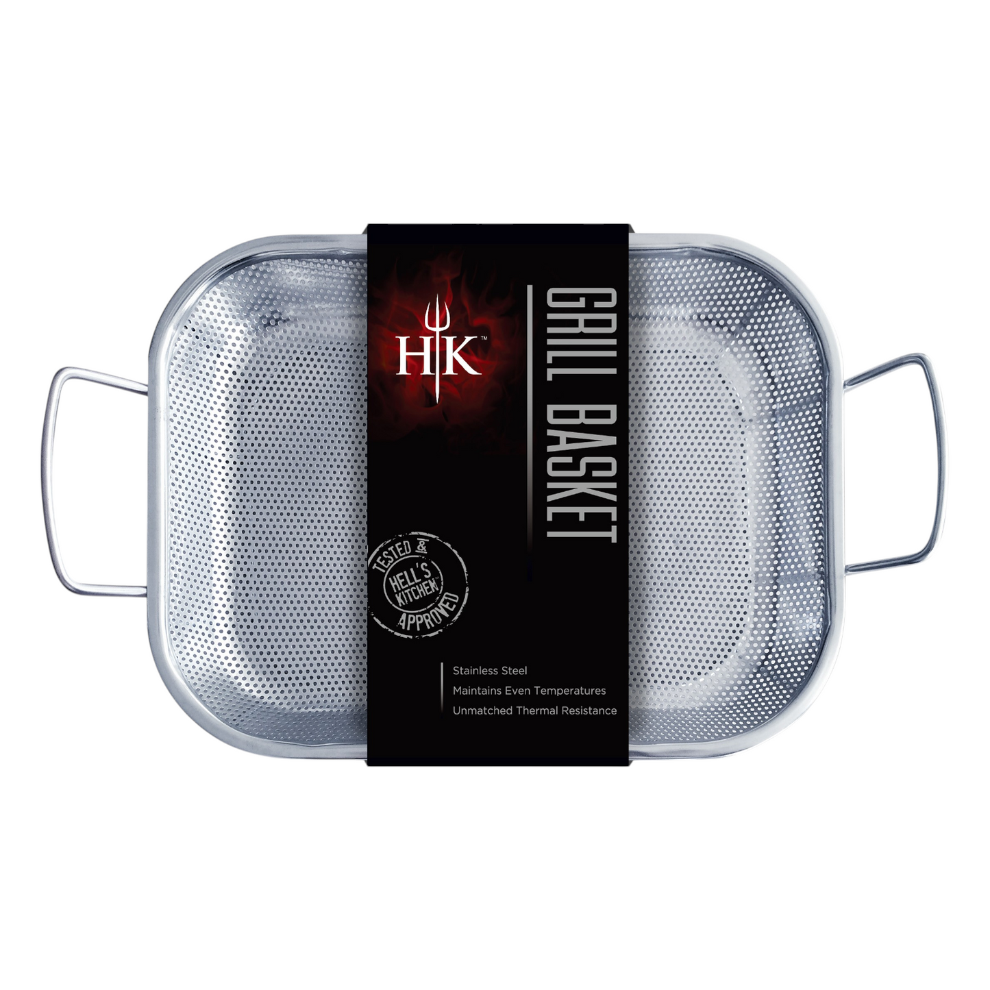 Hell's Kitchen Stainless Steel Grill Basket