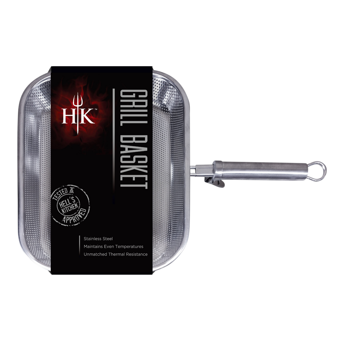 Hell's Kitchen Stainless Steel Grill Basket
