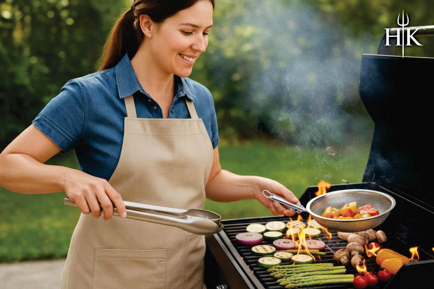 Hell's Kitchen Stainless Steel Grill Basket