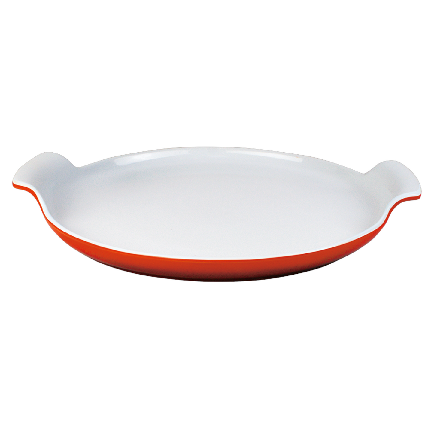 Hell's Kitchen 14-Inch Round Pizza Stone - Orange