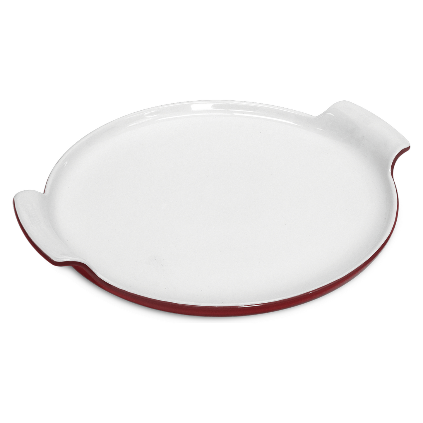 Hell's Kitchen 14-Inch Round Pizza Stone - Red