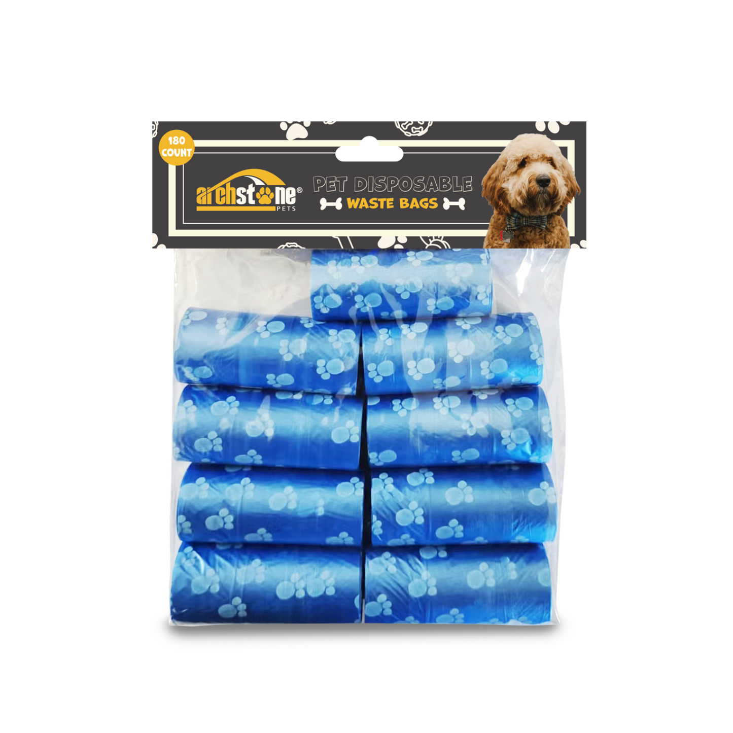 Pet Disposable Waste Bags (180 Count)