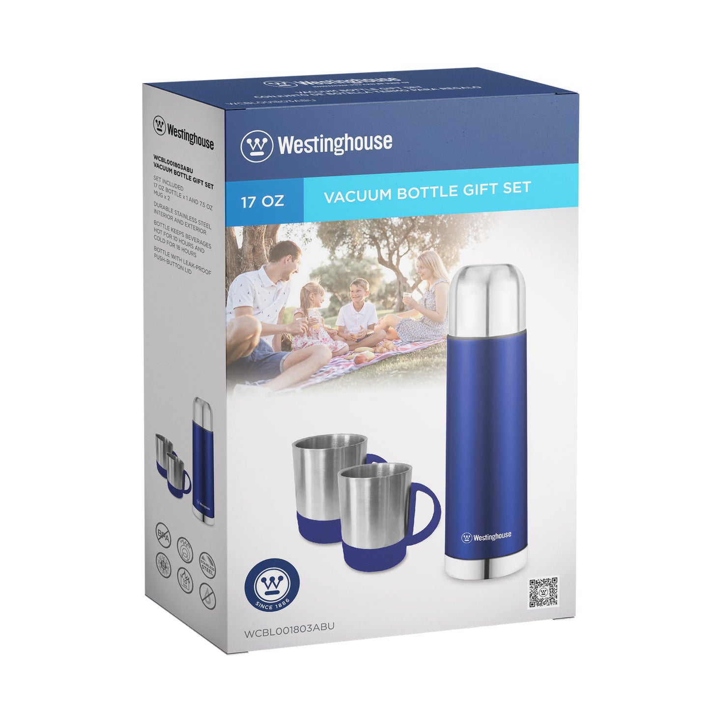Westinghouse Thermos Flask Gift Set - 5 colors