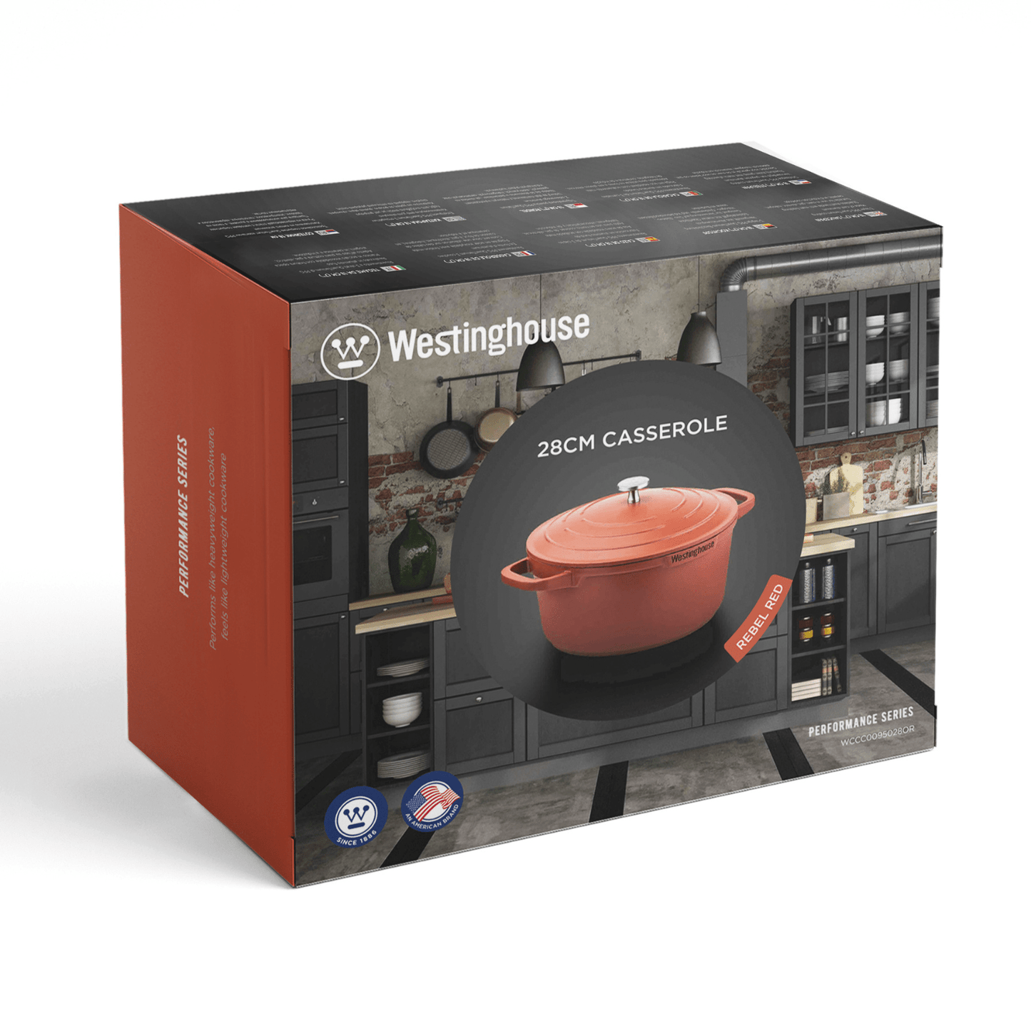 Westinghouse 11-Inch Casserole with Lid - Performance Series