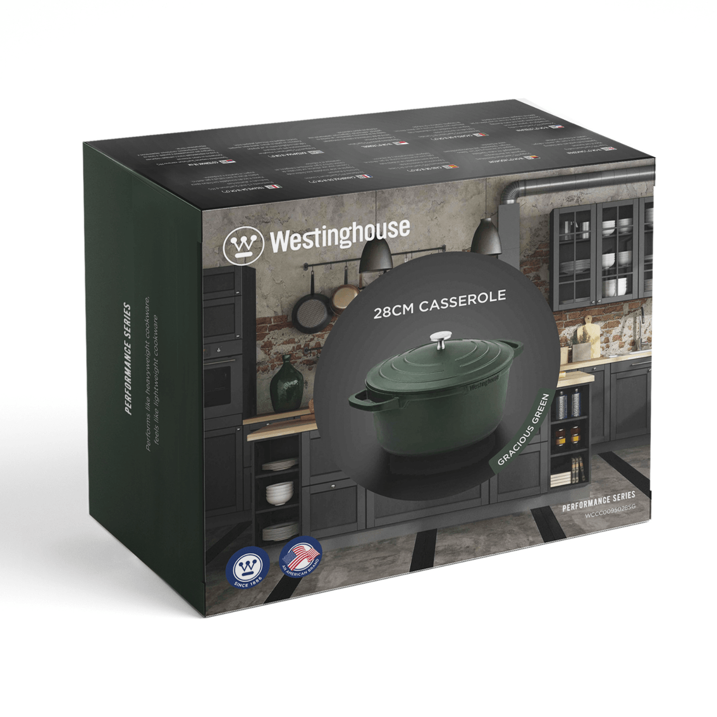 Westinghouse 11-Inch Casserole with Lid - Performance Series