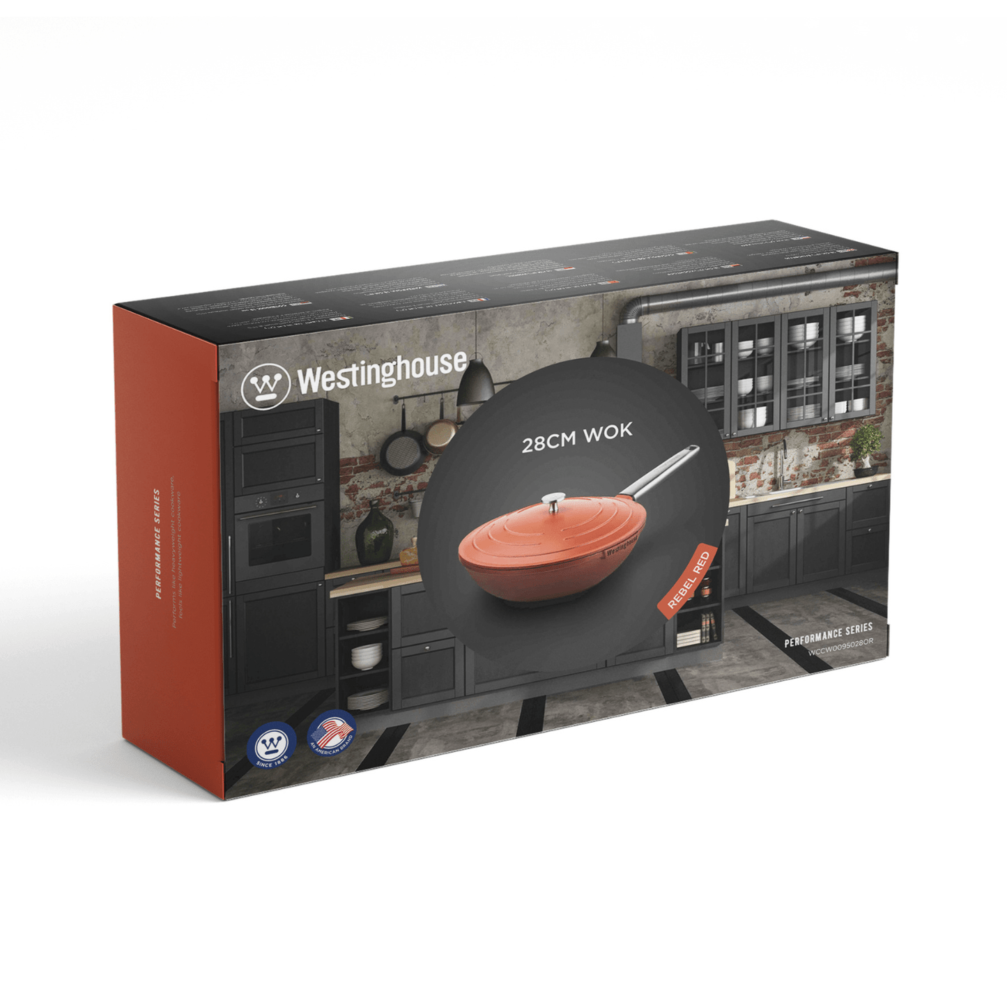 Westinghouse 11-Inch Wok with Lid - Performance Series
