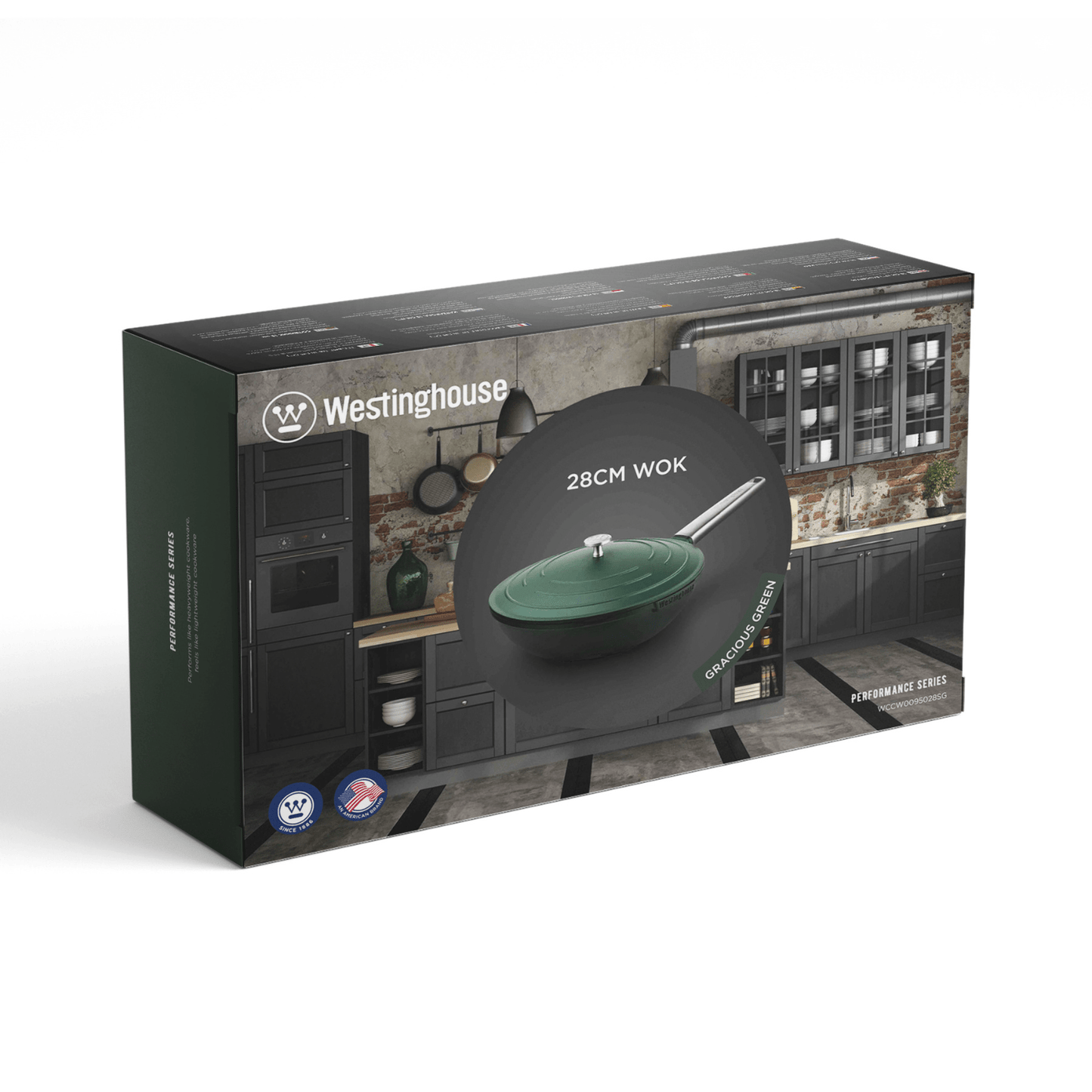 Westinghouse 11-Inch Wok with Lid - Performance Series
