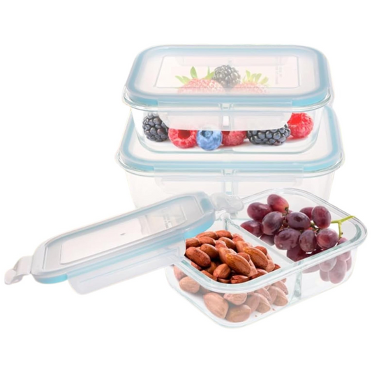 Westinghouse 3-Piece Glass Container Set - 1050ml Each